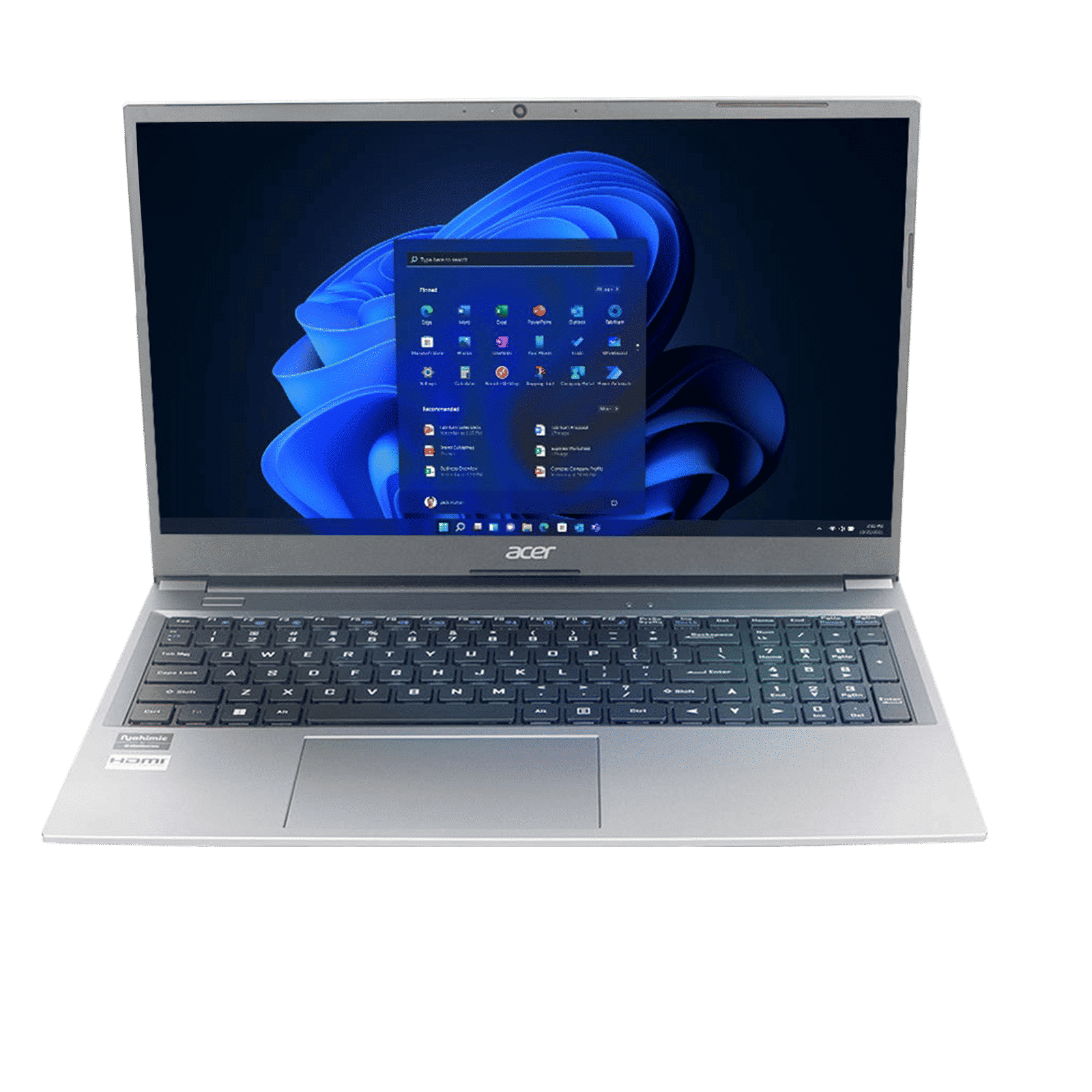 acer Aspire Lite AL15-41 AMD Ryzen 5 7430U Thin & Light Laptop (16GB, 512GB SSD, Windows 11 Home, 15.6 inch Full HD TN Display, MS Office Home & Student 2021, Steel Grey, 1.59 KG)_1