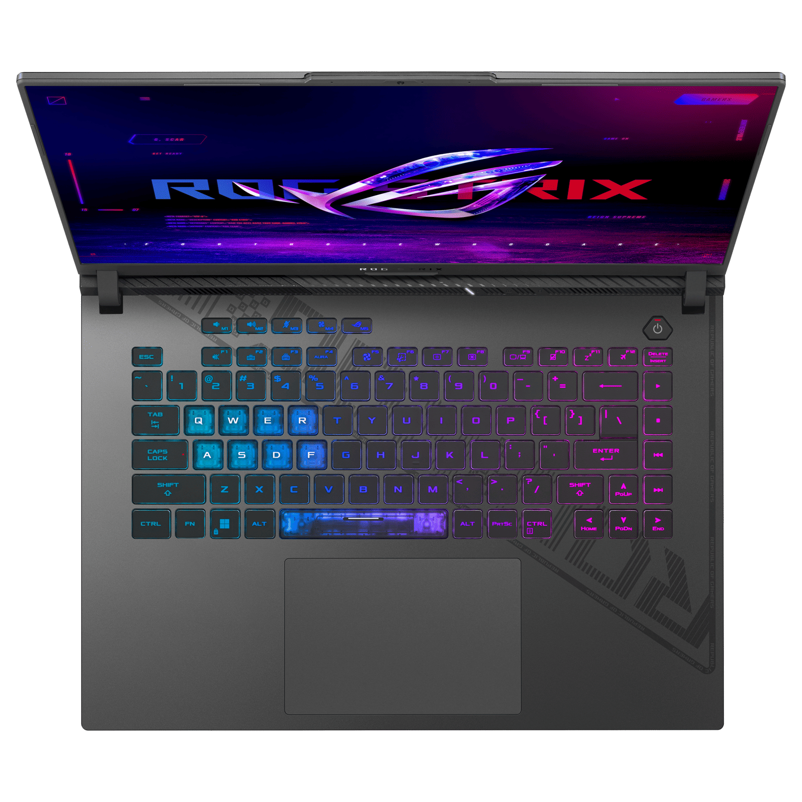 ASUS ROG Strix G16 Intel Core i7 13th Gen Gaming Laptop (16GB, 1TB SSD, Windows 11 Home, 8GB Graphics, 16 inch 165 Hz Full HD Plus Display, NVIDIA GeForce RTX 4060, MS Office Home 2024, Eclipse Gray, 2.5 KG)_6