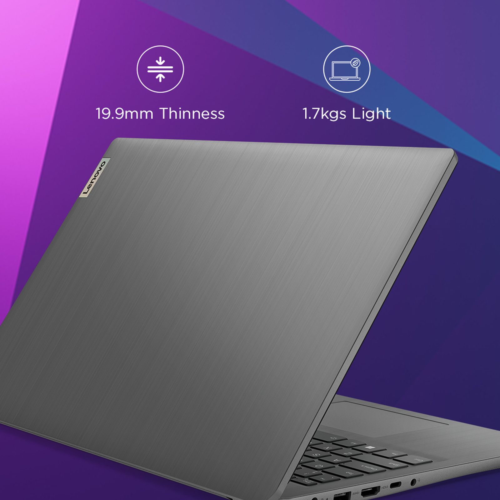 Lenovo Ideapad 3 15IAU7 Intel Core i3 12th Gen Thin & Light Laptop (8GB, 512GB SSD, Windows 11 Home, 15.6 inch Full HD Display, MS Office Home 2024, Arctic Grey, 1.63 KG)_11