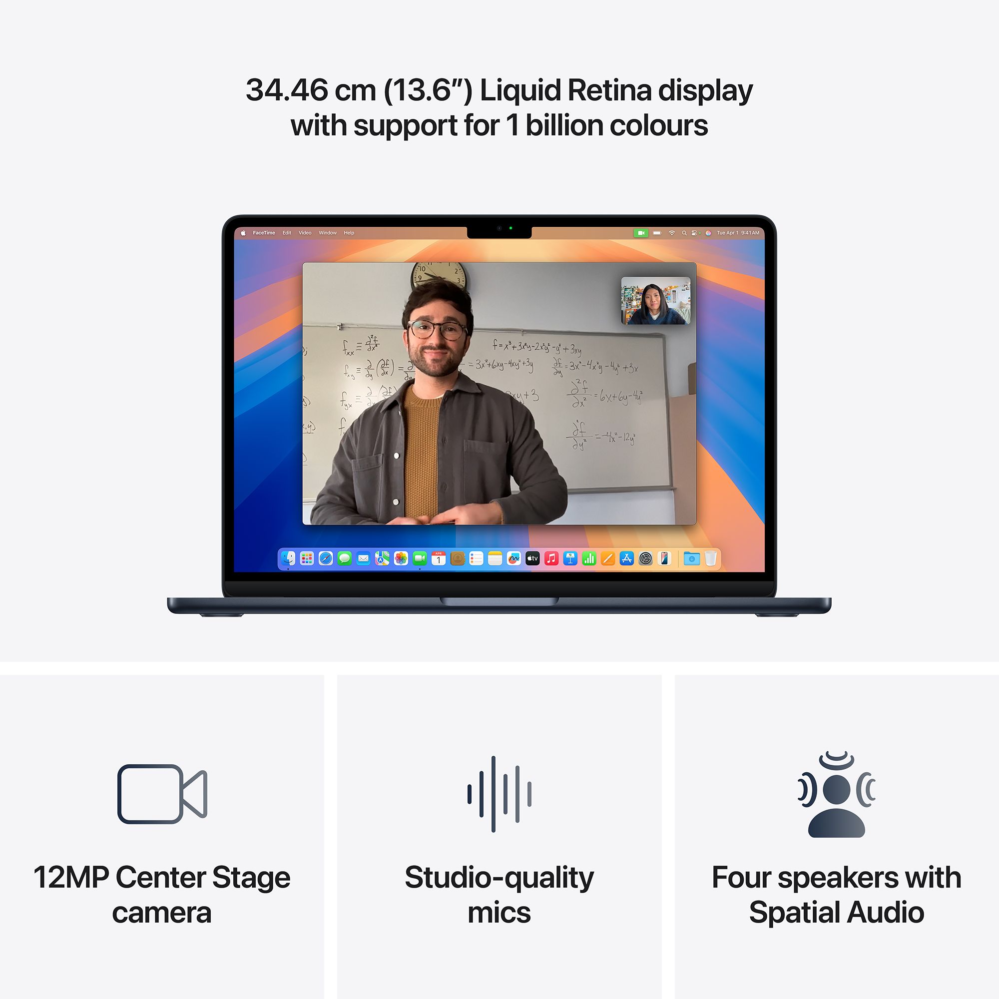 Apple MacBook Air (13.6 inch, M4, 16GB, 256GB, macOS, Midnight)_5