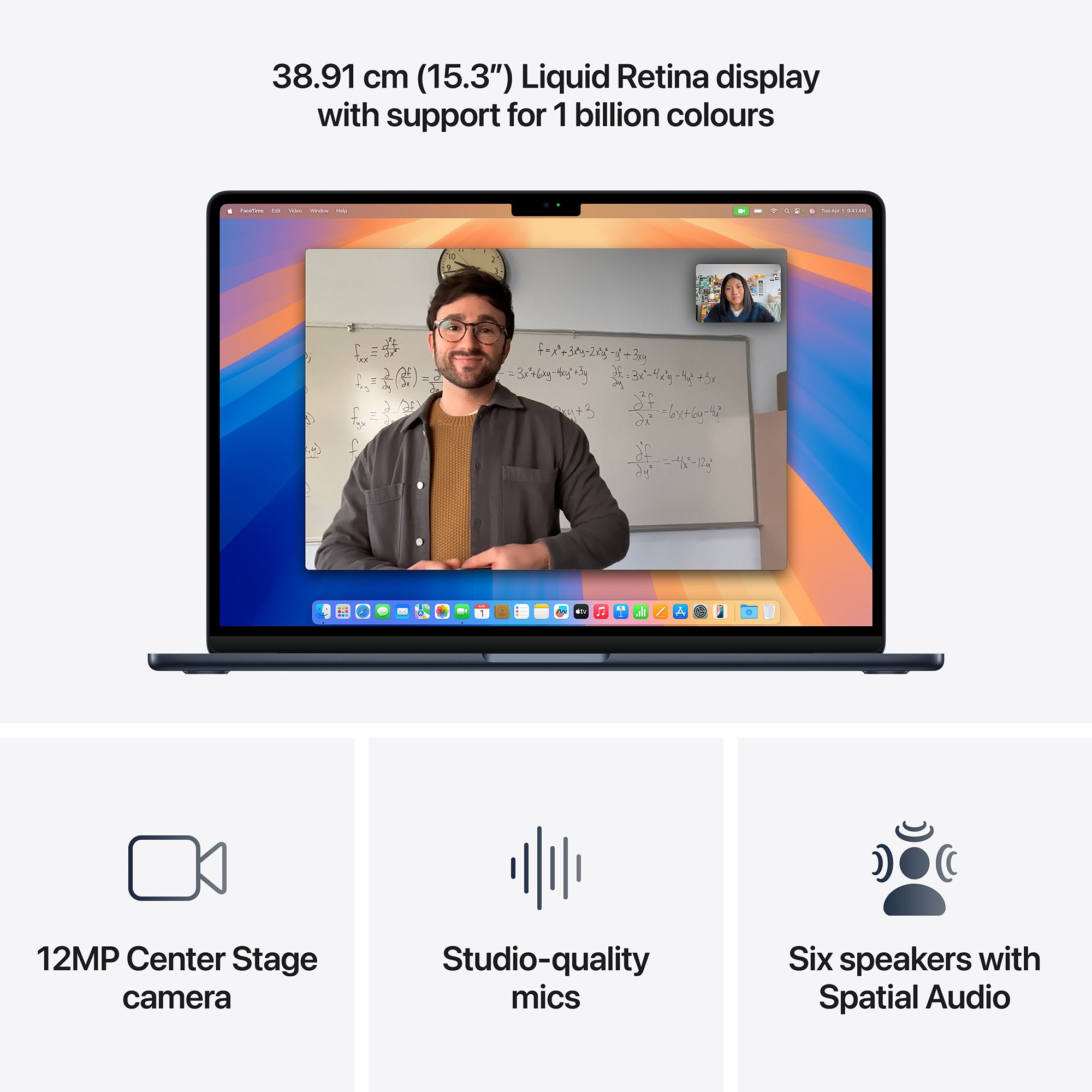 Apple MacBook Air (15.3 inch, M4, 16GB, 512GB, macOS, Midnight) Apple MacBook Air (15.3 inch, M4, 16GB, 512GB, macOS, Midnight)_5
