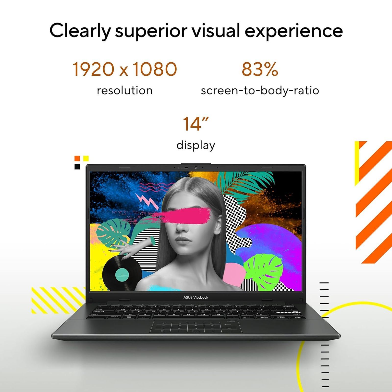 ASUS Vivobook Go 14 AMD Ryzen 3 7320U Thin & Light Laptop (8GB, 512GB SSD, Windows 11 Home, 14 inch Full HD Display, MS Office Home 2024, Mixed Black, 1.38 KG) ASUS Vivobook Go 14 AMD Ryzen 3 7320U Thin & Light Laptop (8GB, 512GB SSD, Windows 11 Home, 14 inch Full HD Display, MS Office Home 2024, Mixed Black, 1.38 KG)_5