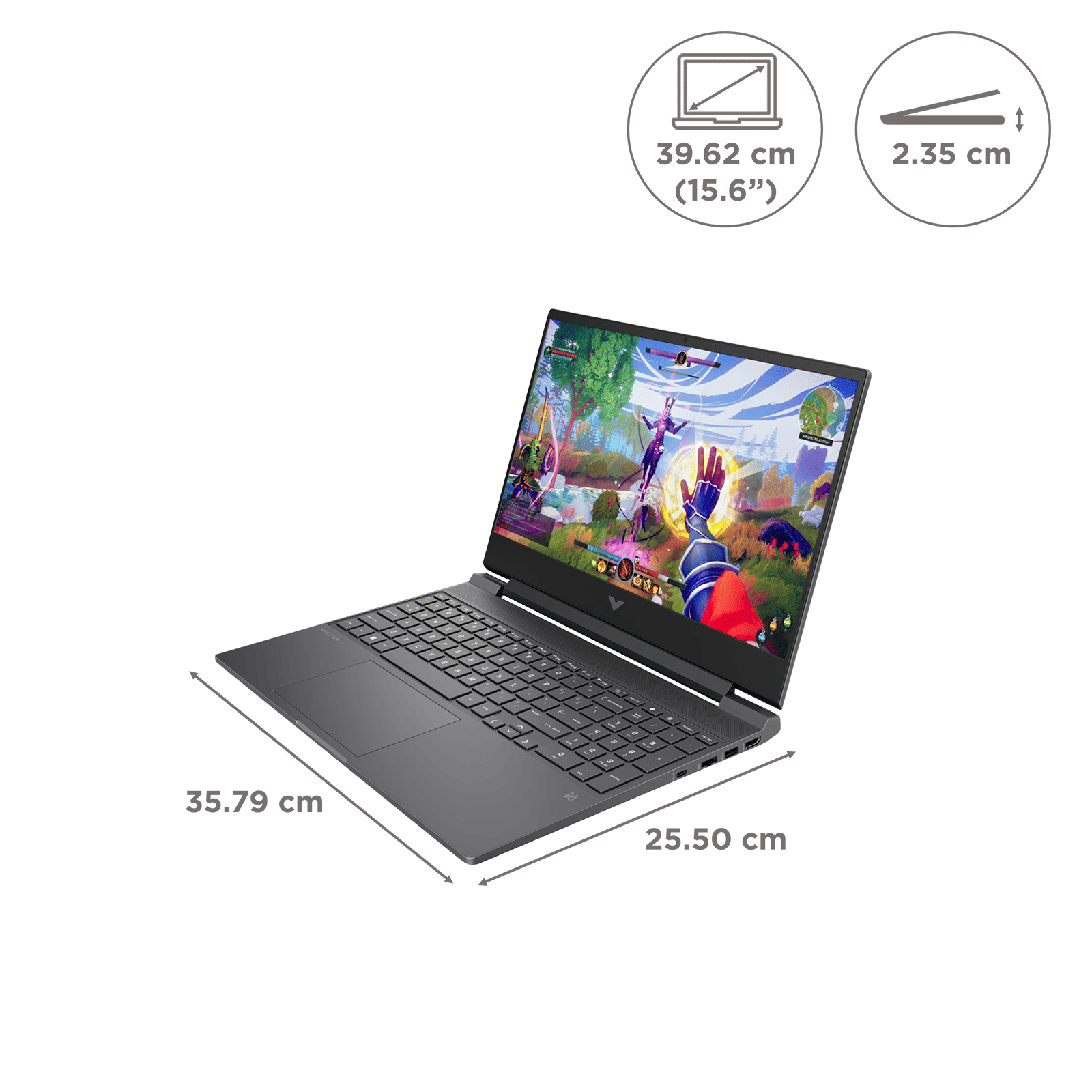 HP Victus 15-fa2700TX Intel Core i5 13th Gen Gaming Laptop (16GB, 512GB SSD, Windows 11 Home, 6GB Graphics, 15.6 inch 144 Hz Full HD IPS Display, NVIDIA Geforce RTX 3050, MS Office Home 2024, Mica Silver, 2.29 KG) HP Victus 15-fa2700TX Intel Core i5 13th Gen Gaming Laptop (16GB, 512GB SSD, Windows 11 Home, 6GB Graphics, 15.6 inch 144 Hz Full HD IPS Display, NVIDIA Geforce RTX 3050, MS Office Home 2024, Mica Silver, 2.29 KG)_2