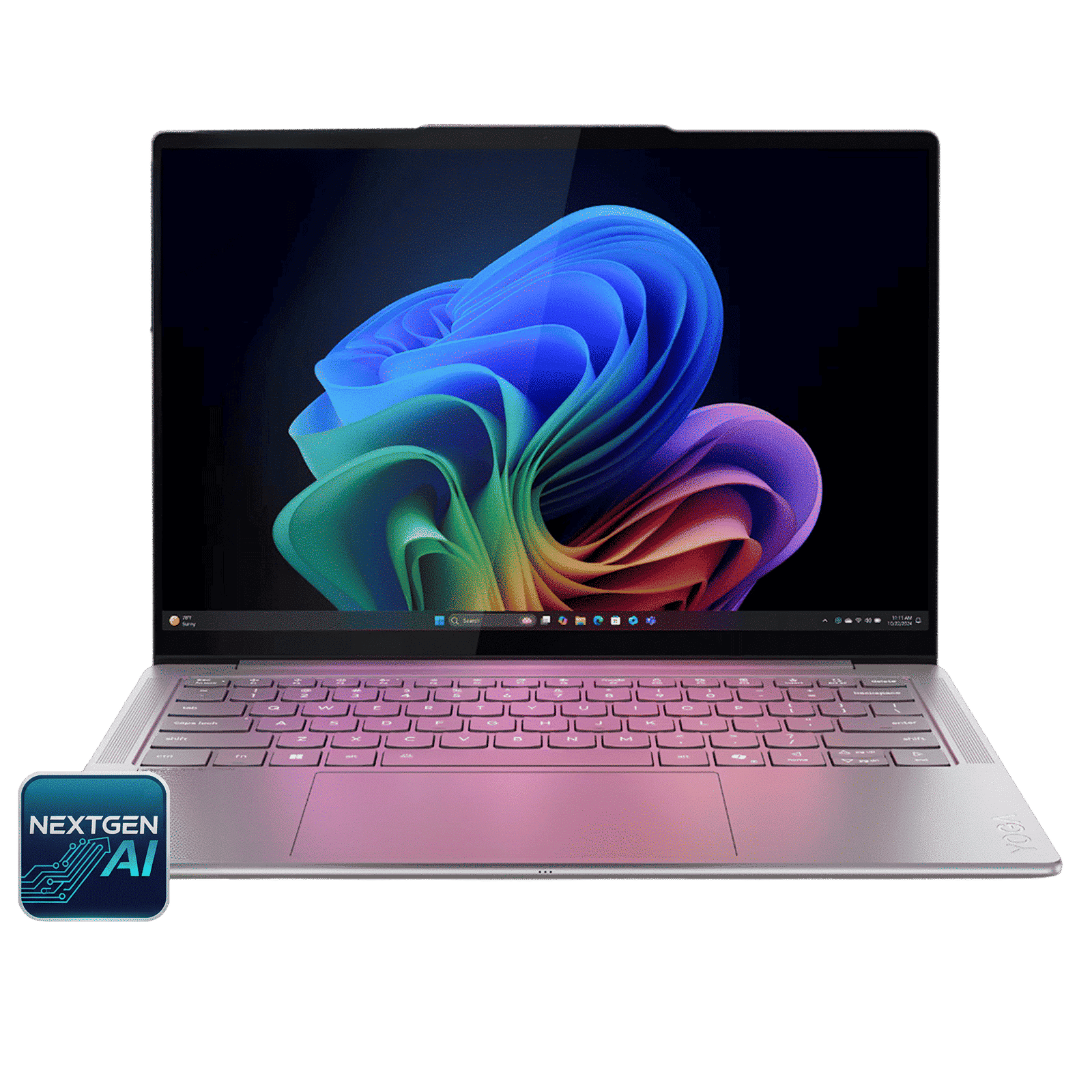 Lenovo Yoga Slim 7 14ILL10 Intel Core Ultra 7 258V Thin & Light Laptop (32GB, 1TB SSD, Windows 11 Home, 14 inch WUXGA OLED Display, MS Office Home 2024, Luna Grey, 1.19 KG)_1
