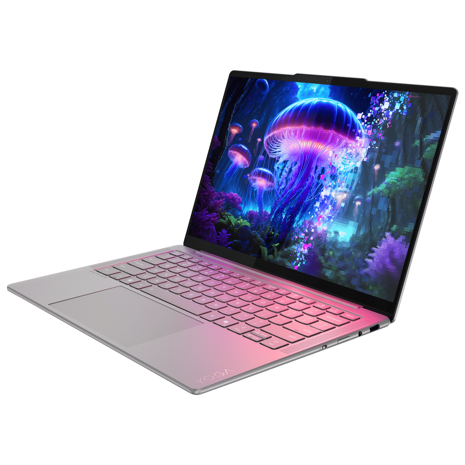 Lenovo Yoga Slim 7 14ILL10 Intel Core Ultra 7 258V Thin & Light Laptop (32GB, 1TB SSD, Windows 11 Home, 14 inch WUXGA OLED Display, MS Office Home 2024, Luna Grey, 1.19 KG)_4
