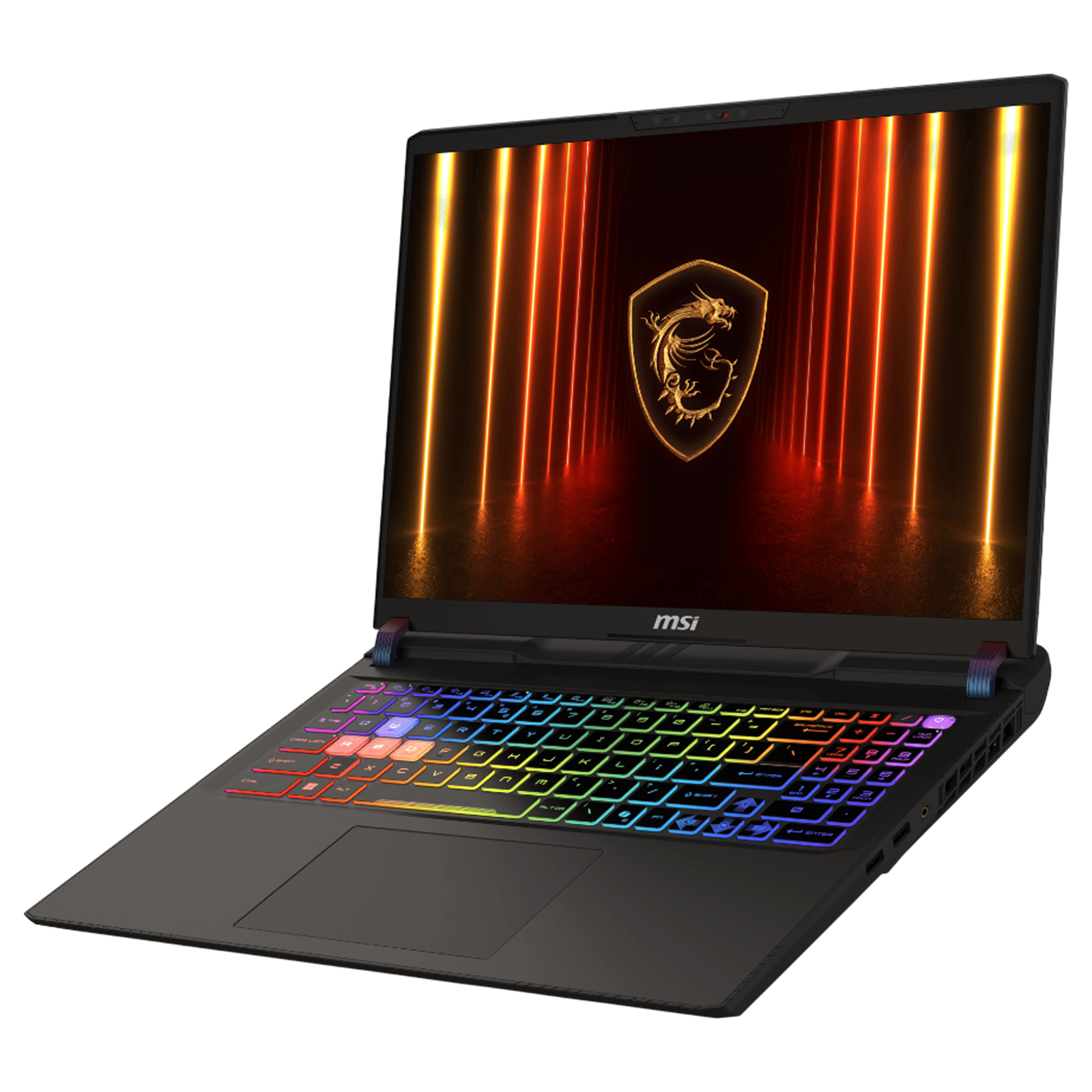 MSI Vector 16 HX AI A2XWHG Intel Core Ultra 7 255HX Gaming Laptop (32GB, 1TB SSD, Windows 11 Home, 12GB Graphics, 16 inch 240 Hz QHD Plus Display, NVIDIA GeForce RTX 5070 Ti, MS Office Home,  Cosmos Gray, 2.7 KG)_4