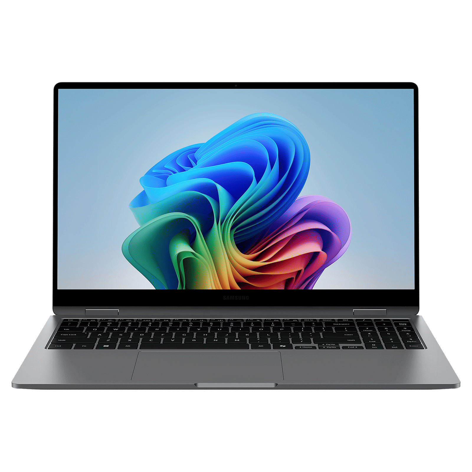 SAMSUNG Galaxy Book5 360 Intel Core Ultra 5 Touchscreen Thin & Light Laptop (16GB, 512GB SSD, Windows 11 Home, 8GB Graphics, 15.6 inch FHD AMOLED Display, MS Office 2021, Gray, 1.46 KG)_1