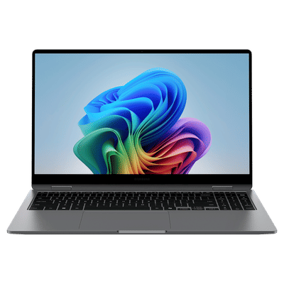 SAMSUNG Galaxy Book5 360 Intel Core Ultra 5 Touchscreen Thin & Light Laptop (16GB, 512GB SSD, Windows 11 Home, 8GB Graphics, 15.6 inch FHD AMOLED Display, MS Office 2021, Gray, 1.46 KG)