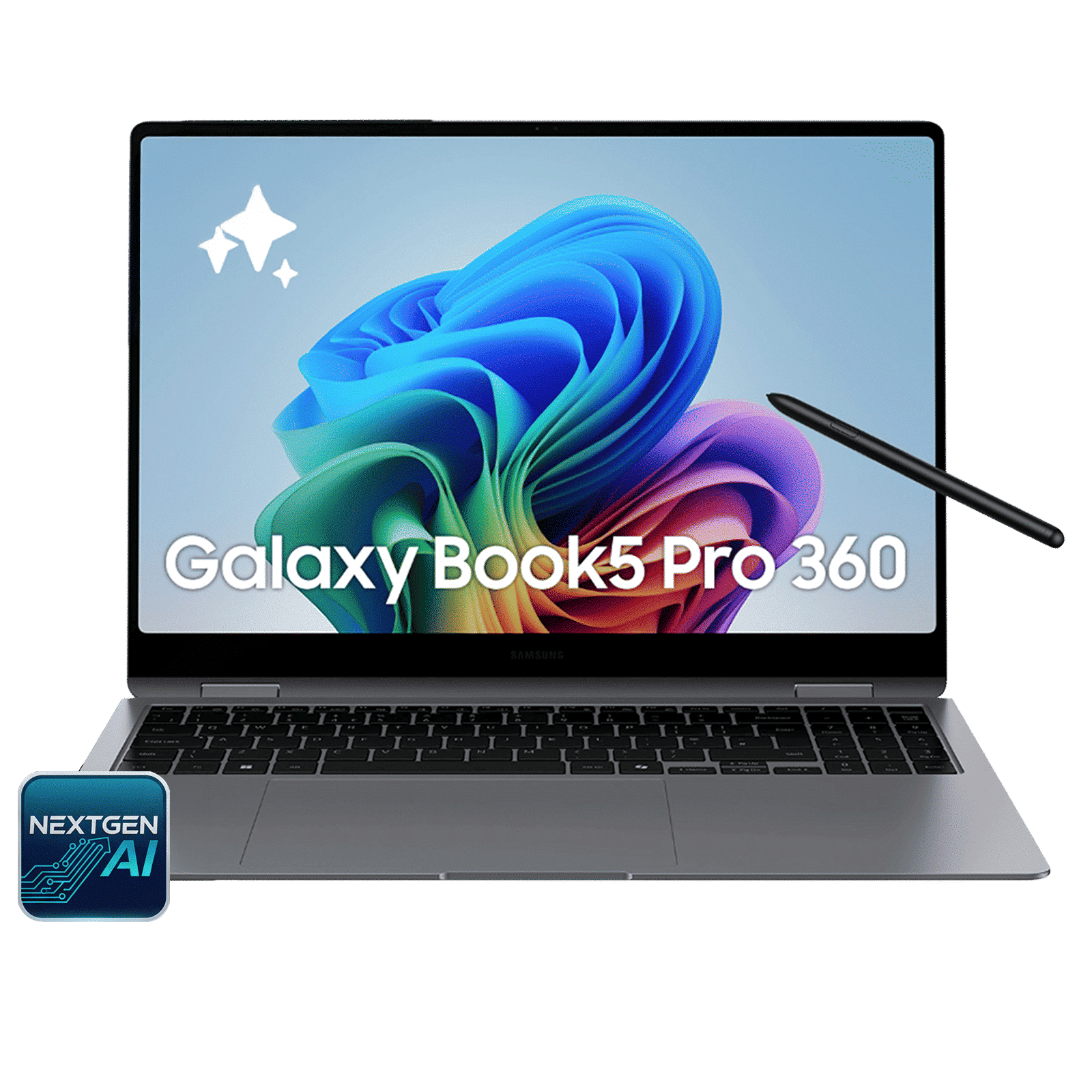 SAMSUNG Galaxy Book5 Pro 360 Intel Core Ultra 7 Touchscreen 2-in-1 Laptop (16GB, 512GB SSD, Windows 11 Home, 8GB Graphics, 15.9 inch WQXGA Plus AMOLED Display, MS Office 2021, Gray, 1.69 KG) SAMSUNG Galaxy Book5 Pro 360 Intel Core Ultra 7 Touchscreen 2-in-1 Laptop (16GB, 512GB SSD, Windows 11 Home, 8GB Graphics, 15.9 inch WQXGA Plus AMOLED Display, MS Office 2021, Gray, 1.69 KG)_1