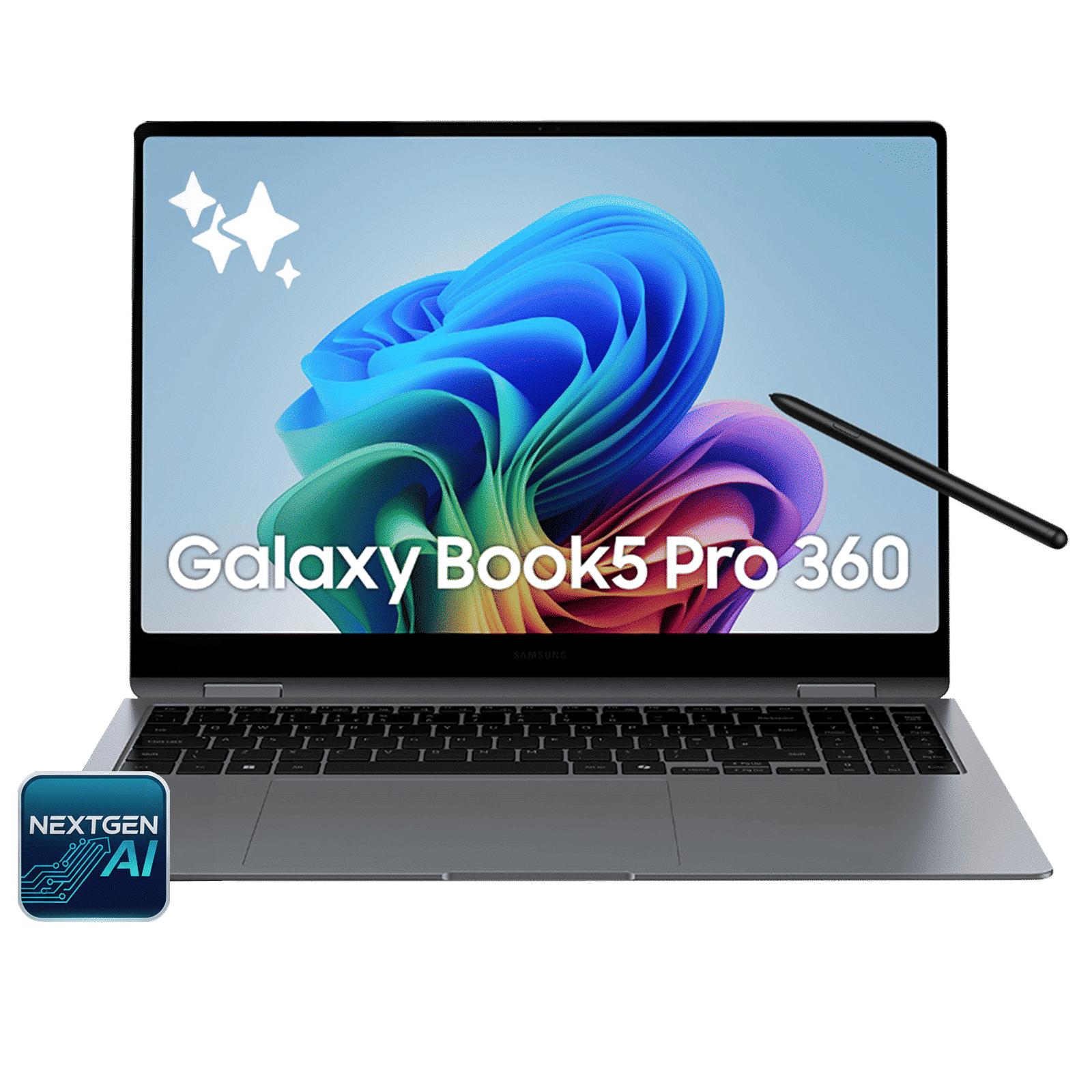 SAMSUNG Galaxy Book5 Pro 360 Intel Core Ultra 5 Touchscreen 2-in-1 Laptop (16GB, 512GB SSD, Windows 11 Home, 8GB Graphics, 15.9 inch WQXGA Plus AMOLED Display, MS Office 2021, Gray, 1.69 KG) SAMSUNG Galaxy Book5 Pro 360 Intel Core Ultra 5 Touchscreen 2-in-1 Laptop (16GB, 512GB SSD, Windows 11 Home, 8GB Graphics, 15.9 inch WQXGA Plus AMOLED Display, MS Office 2021, Gray, 1.69 KG)_1