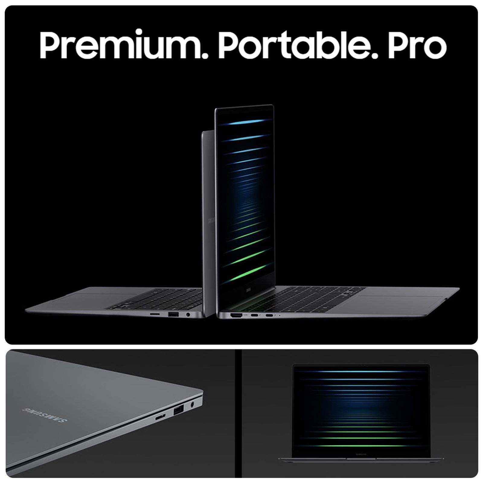 SAMSUNG Galaxy Book5 Pro Intel Core Ultra 7 Touchscreen Thin & Light Laptop (16GB, 512GB SSD, Windows 11 Home, 8GB Graphics, 14 inch WQXGA Plus AMOLED Display, MS Office 2021, Gray, 1.23 KG)_2
