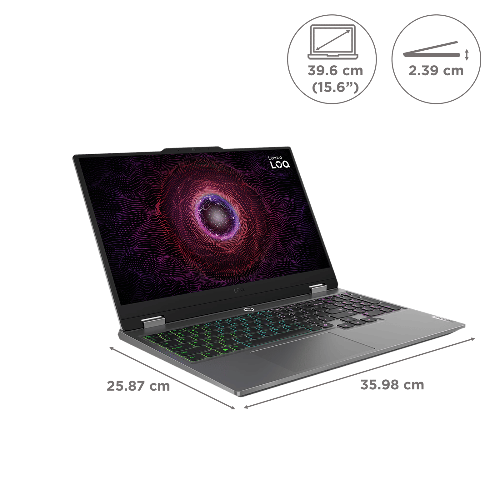 Lenovo LOQ 15ARP9 AMD Ryzen 7 Gaming Laptop (24GB, 512GB SSD, Windows 11 Home, 6GB Graphics, 15.6 inch 144Hz Full HD IPS Display, NVIDIA GeForce RTX 4050, MS Office Home 2024, Luna Grey, 2.38 KG) Lenovo LOQ 15ARP9 AMD Ryzen 7 Gaming Laptop (24GB, 512GB SSD, Windows 11 Home, 6GB Graphics, 15.6 inch 144Hz Full HD IPS Display, NVIDIA GeForce RTX 4050, MS Office Home 2024, Luna Grey, 2.38 KG)_2