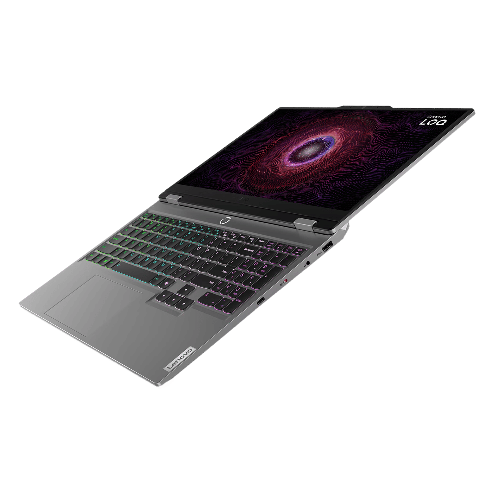 Lenovo LOQ 15ARP9 AMD Ryzen 5 Gaming Laptop (24GB, 512GB SSD, Windows 11 Home, 6GB Graphics, 15.6 inch 144 Hz Full HD IPS Display, NVIDIA GeForce RTX 3050, MS Office Home 2024, Luna Grey, 2.38 KG)_13