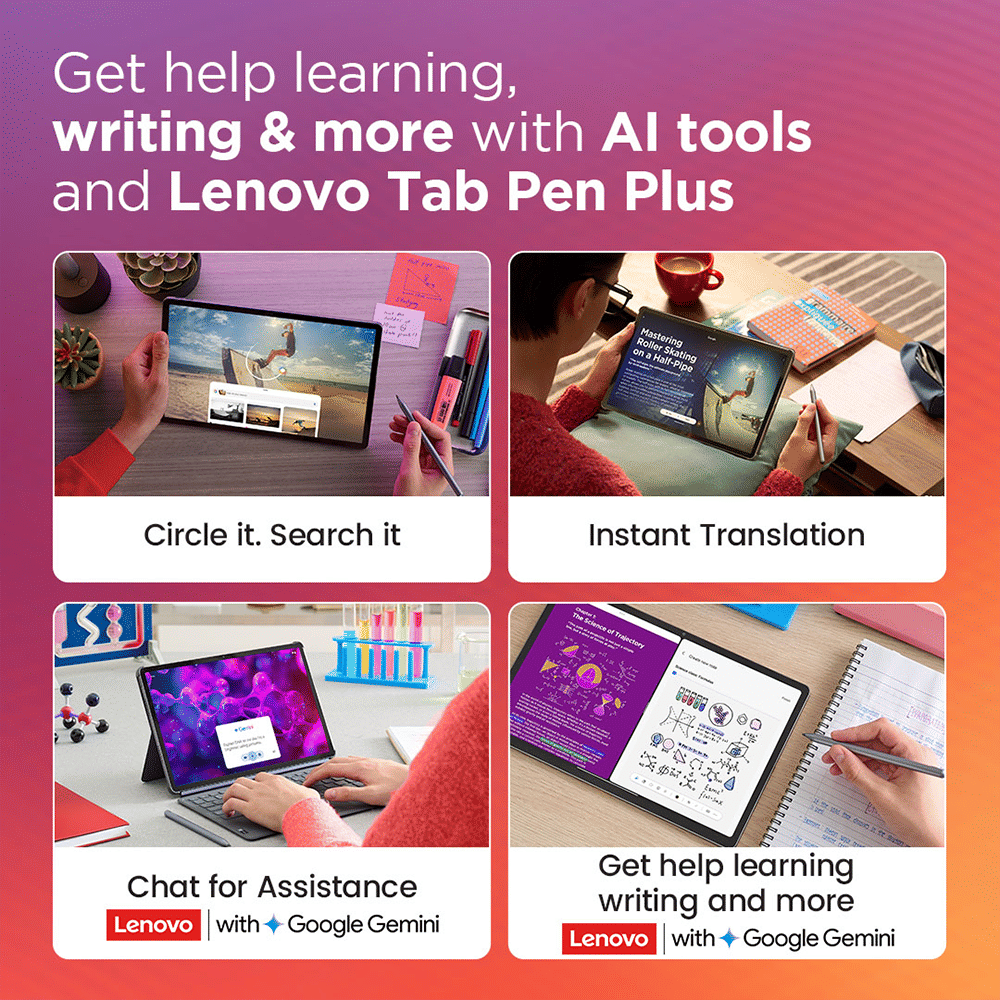 Lenovo Idea Tab Pro Wi-Fi Android Tablet with Tab Pen Plus (12.7 Inch, 12GB RAM, 256GB ROM, Luna Grey) Lenovo Idea Tab Pro Wi-Fi Android Tablet with Tab Pen Plus (12.7 Inch, 12GB RAM, 256GB ROM, Luna Grey)_9