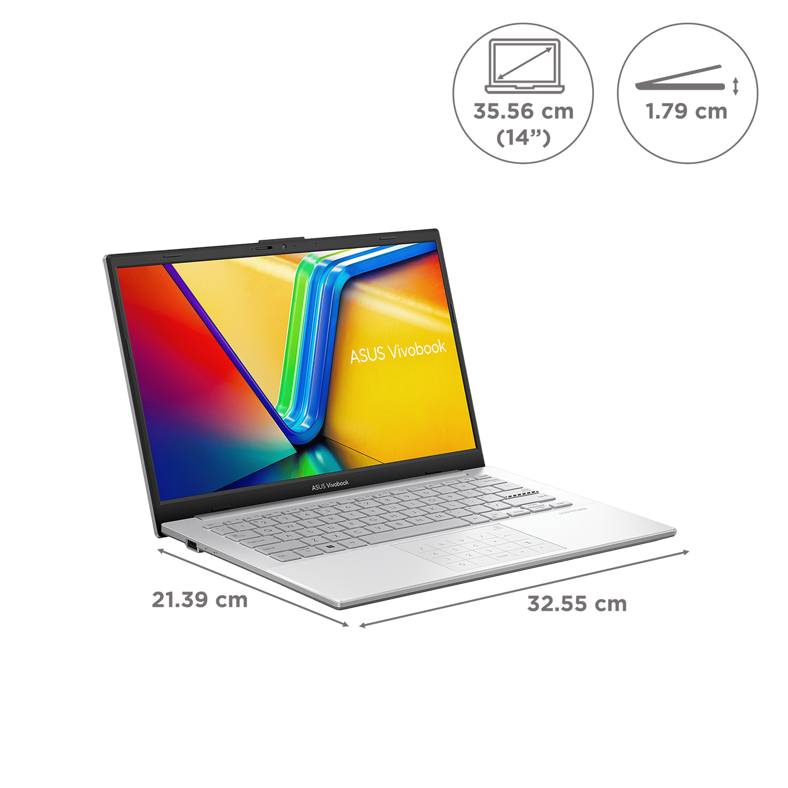 ASUS Vivobook Go 14 AMD Ryzen 5 7520U Thin & Light Laptop (8GB, 512GB SSD, Windows 11 Home, 14 inch Full HD Display, MS Office 2024, Cool Silver, 1.38 KG) ASUS Vivobook Go 14 AMD Ryzen 5 7520U Thin & Light Laptop (8GB, 512GB SSD, Windows 11 Home, 14 inch Full HD Display, MS Office 2024, Cool Silver, 1.38 KG)_2