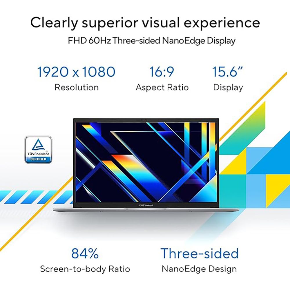 ASUS Vivobook 15 X1504VA-NJ1765WS Intel Core i5 13th Gen Laptop (8GB, 512GB SSD, Windows 11 Home, 15.6 inch Full HD Display, MS Office 2024, Cool Silver, 1.7 KG) ASUS Vivobook 15 X1504VA-NJ1765WS Intel Core i5 13th Gen Laptop (8GB, 512GB SSD, Windows 11 Home, 15.6 inch Full HD Display, MS Office 2024, Cool Silver, 1.7 KG)_10