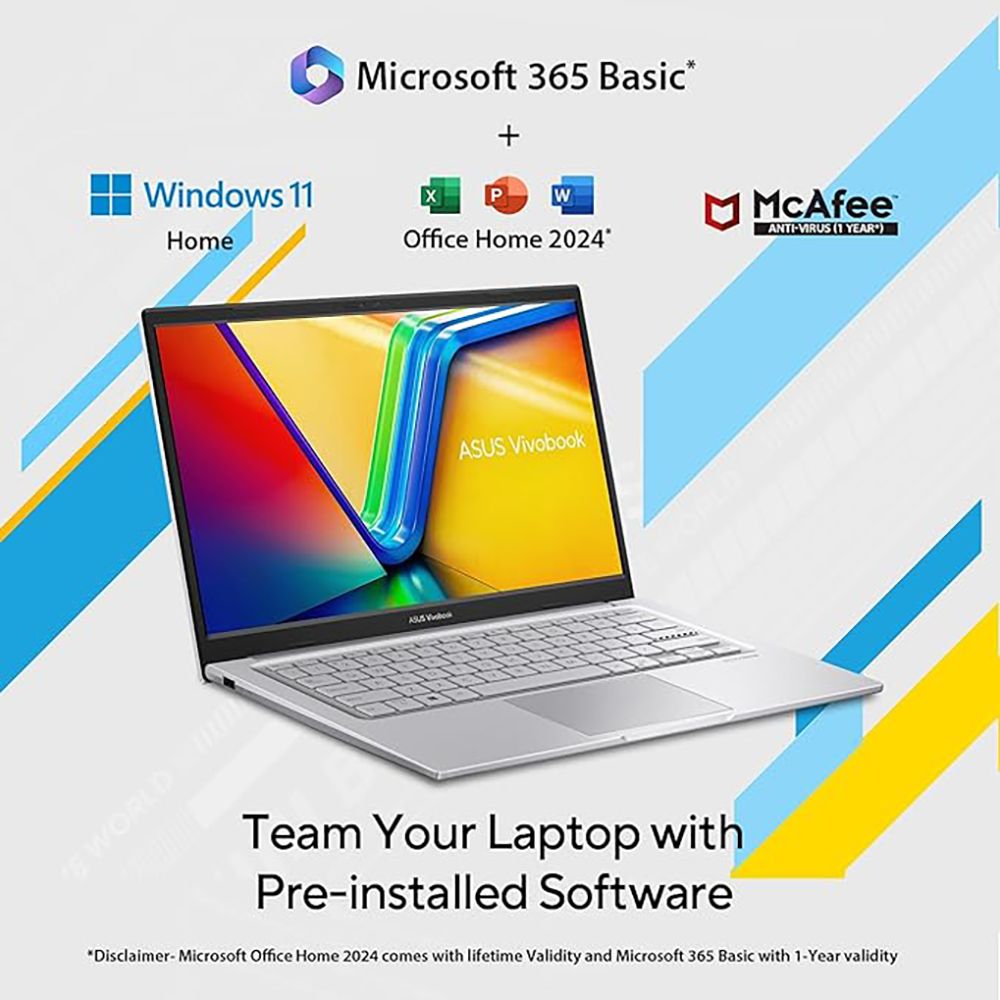 ASUS Vivobook 15 X1504VA-NJ1765WS Intel Core i5 13th Gen Laptop (8GB, 512GB SSD, Windows 11 Home, 15.6 inch Full HD Display, MS Office 2024, Cool Silver, 1.7 KG) ASUS Vivobook 15 X1504VA-NJ1765WS Intel Core i5 13th Gen Laptop (8GB, 512GB SSD, Windows 11 Home, 15.6 inch Full HD Display, MS Office 2024, Cool Silver, 1.7 KG)_13