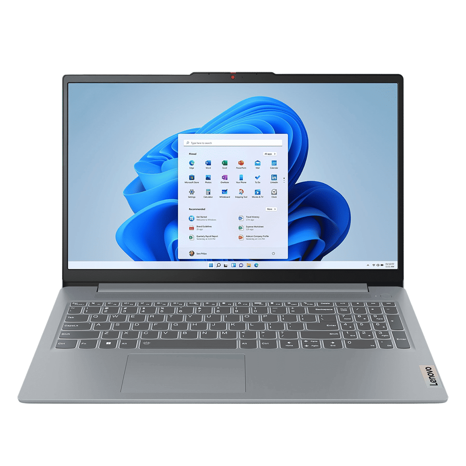 Lenovo IdeaPad Slim 3 15ABR8 AMD Ryzen 7 Thin & Light Laptop (16GB, 512GB SSD, Windows 11 Home, 15.6 inch Full HD Display, MS Office Home 2024, Arctic Grey, 1.62 KG)_1
