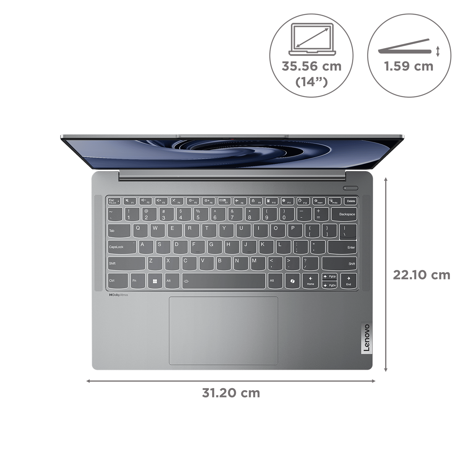Lenovo IdeaPad Pro 5 14IMH9 Intel Core Ultra 9 Laptop (32GB, 1TB SSD, Windows 11 Home, 14 inch 2.8K OLED Display, MS Office 2024, Arctic Grey, 1.46 KG) Lenovo IdeaPad Pro 5 14IMH9 Intel Core Ultra 9 Laptop (32GB, 1TB SSD, Windows 11 Home, 14 inch 2.8K OLED Display, MS Office 2024, Arctic Grey, 1.46 KG)_2