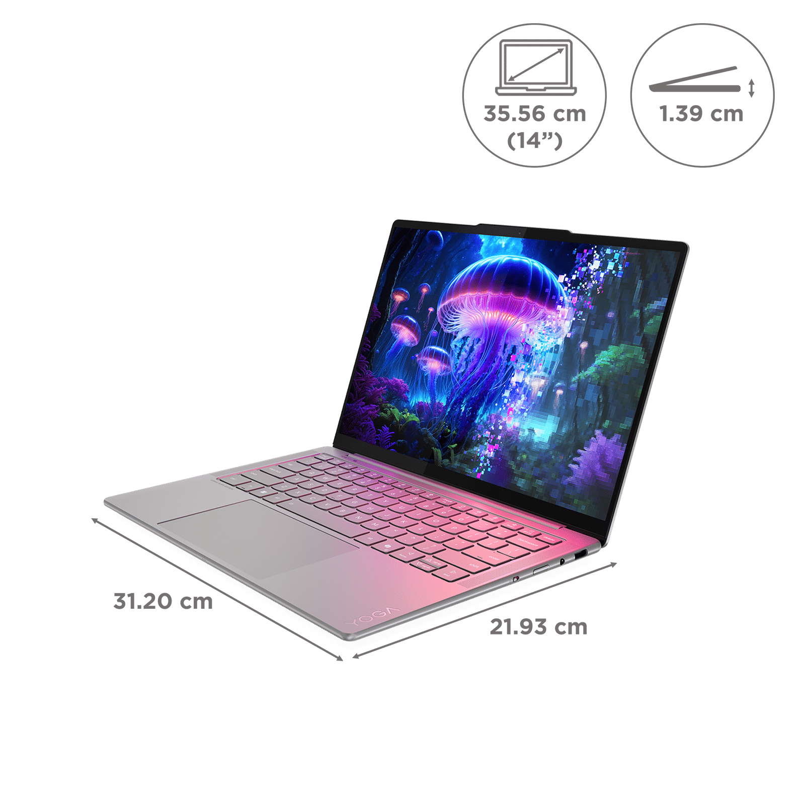 Lenovo Yoga Slim 7 14ILL10 Intel Core Ultra 5 Laptop (16GB, 1TB SSD, Windows 11 Home, 14 inch WUXGA OLED Display, MS Office 2024, Luna Grey, 1.19 KG) Lenovo Yoga Slim 7 14ILL10 Intel Core Ultra 5 Laptop (16GB, 1TB SSD, Windows 11 Home, 14 inch WUXGA OLED Display, MS Office 2024, Luna Grey, 1.19 KG)_2