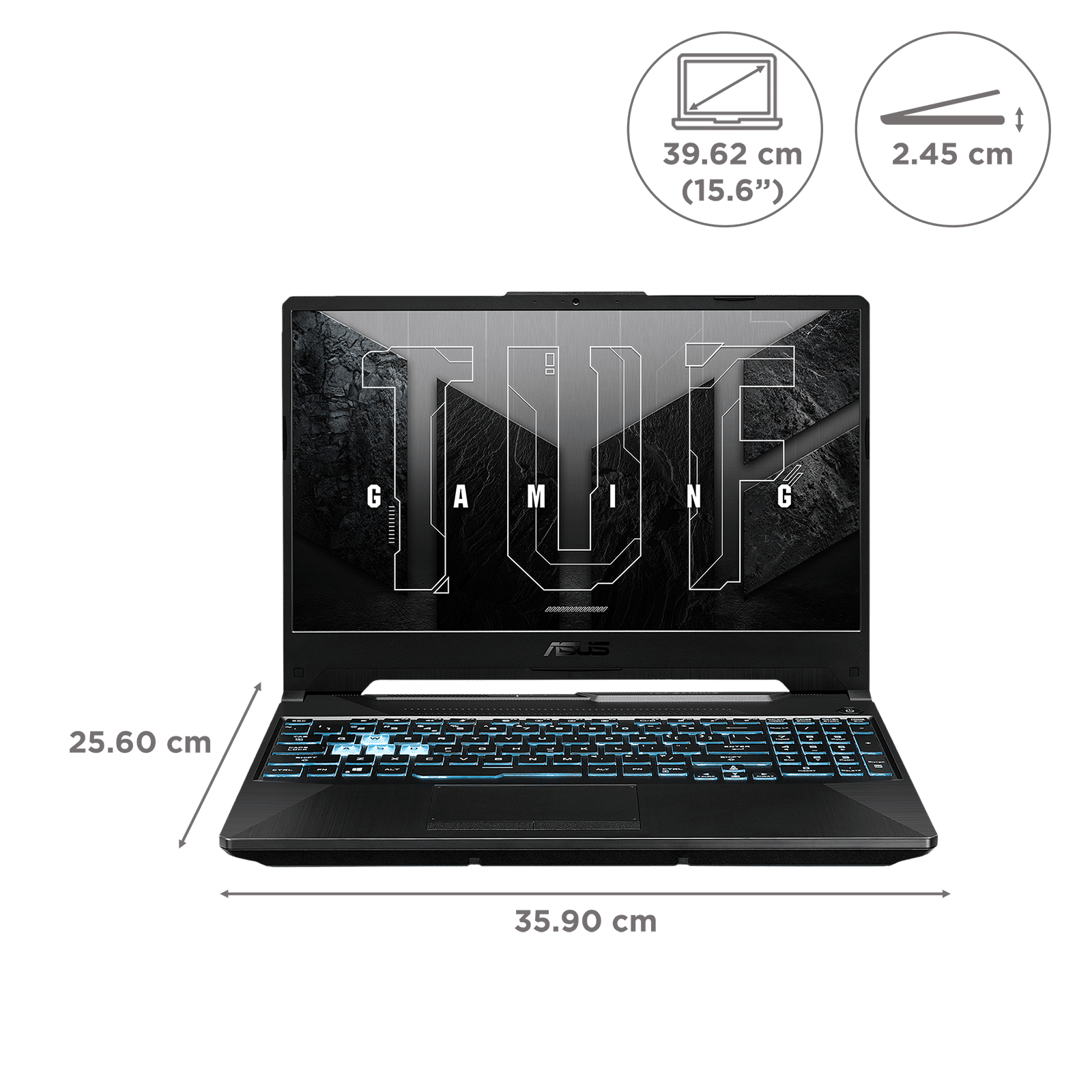 ASUS TUF A15 FA566NCR-HN254WS AMD Ryzen 7 Gaming Laptop (16GB, 512GB SSD, Windows 11 Home, 4GB Graphics, 15.6 inch 144 Hz Full HD IPS Display, NVIDIA GeForce RTX 3050, MS Office Home, Graphite Black, 2.30 KG) ASUS TUF A15 FA566NCR-HN254WS AMD Ryzen 7 Gaming Laptop (16GB, 512GB SSD, Windows 11 Home, 4GB Graphics, 15.6 inch 144 Hz Full HD IPS Display, NVIDIA GeForce RTX 3050, MS Office Home, Graphite Black, 2.30 KG)_2