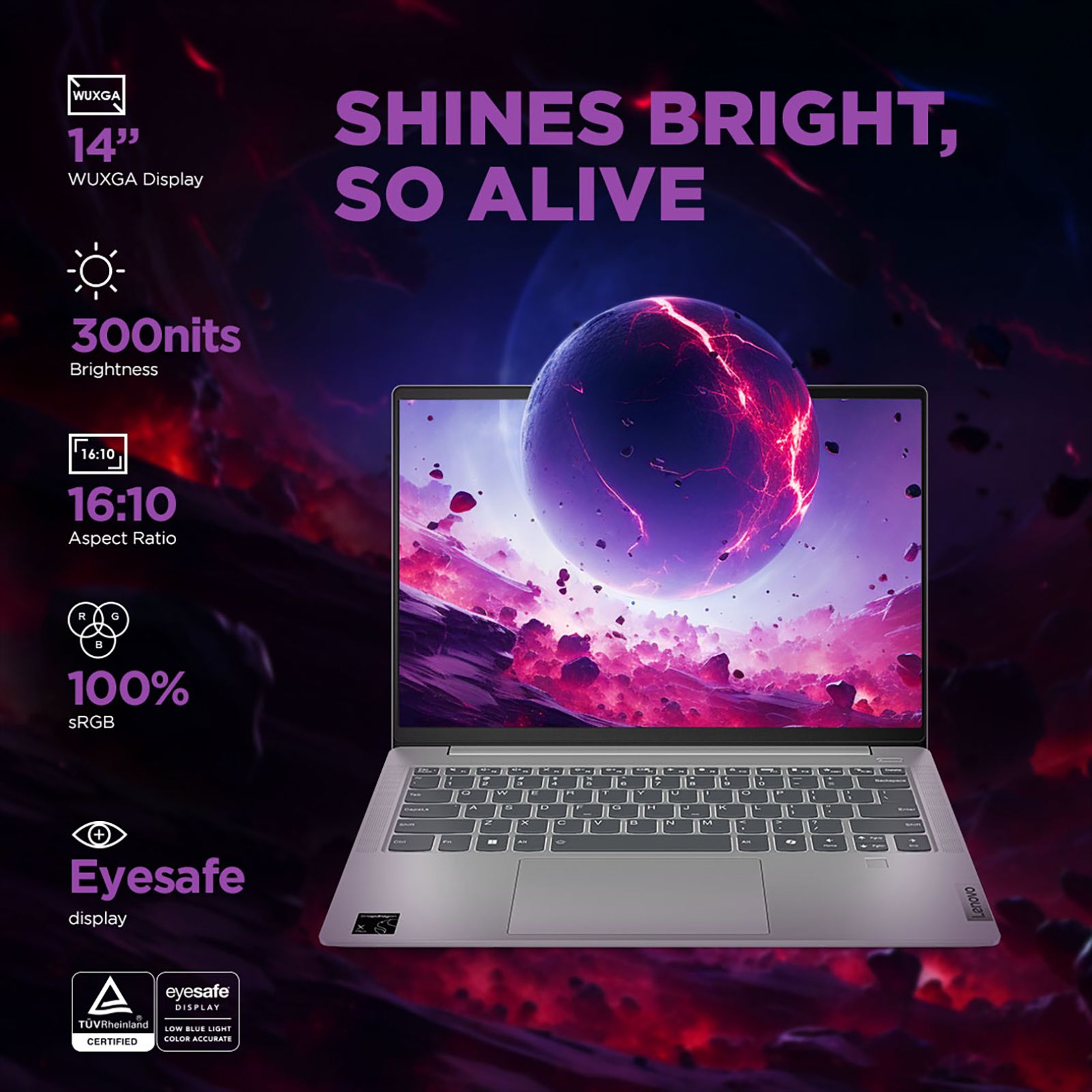 Lenovo IdeaPad Slim 5 14Q8X9 Qualcomm Snapdragon X Plus Thin & Light Laptop (16GB, 1TB SSD, Windows 11 Home, 14 inch WUXGA IPS Display, MS Office Home 2024, Cloud Grey, 1.48 KG)_12