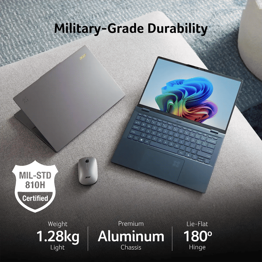 acer Swift 14 AI SF14-51 Intel Core Ultra 7 Thin & Light Laptop (16GB, 1TB SSD, Windows 11 Home, 14 inch OLED WUXGA Display, MS Office, Steam Blue, 1.28 KG) acer Swift 14 AI SF14-51 Intel Core Ultra 7 Thin & Light Laptop (16GB, 1TB SSD, Windows 11 Home, 14 inch OLED WUXGA Display, MS Office, Steam Blue, 1.28 KG)_17