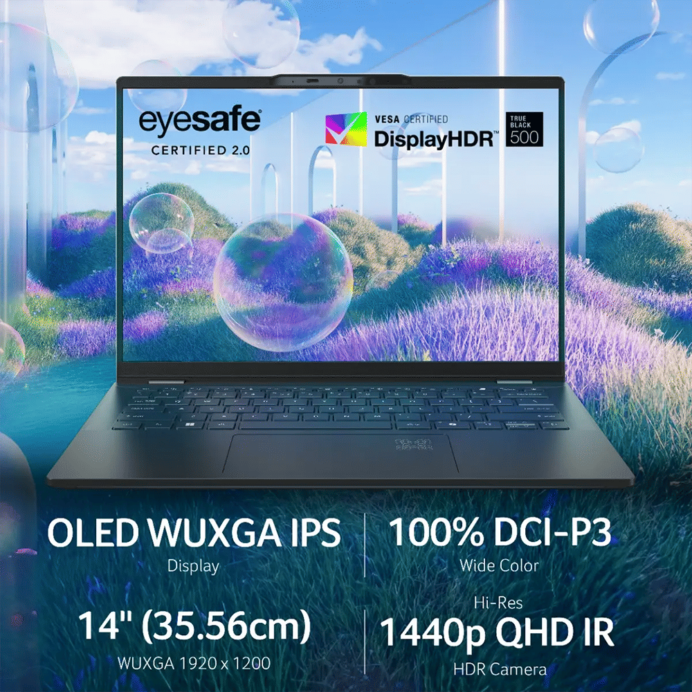 acer Swift 14 AI SF14-51 Intel Core Ultra 7 Thin & Light Laptop (16GB, 1TB SSD, Windows 11 Home, 14 inch OLED WUXGA Display, MS Office, Steam Blue, 1.28 KG) acer Swift 14 AI SF14-51 Intel Core Ultra 7 Thin & Light Laptop (16GB, 1TB SSD, Windows 11 Home, 14 inch OLED WUXGA Display, MS Office, Steam Blue, 1.28 KG)_5
