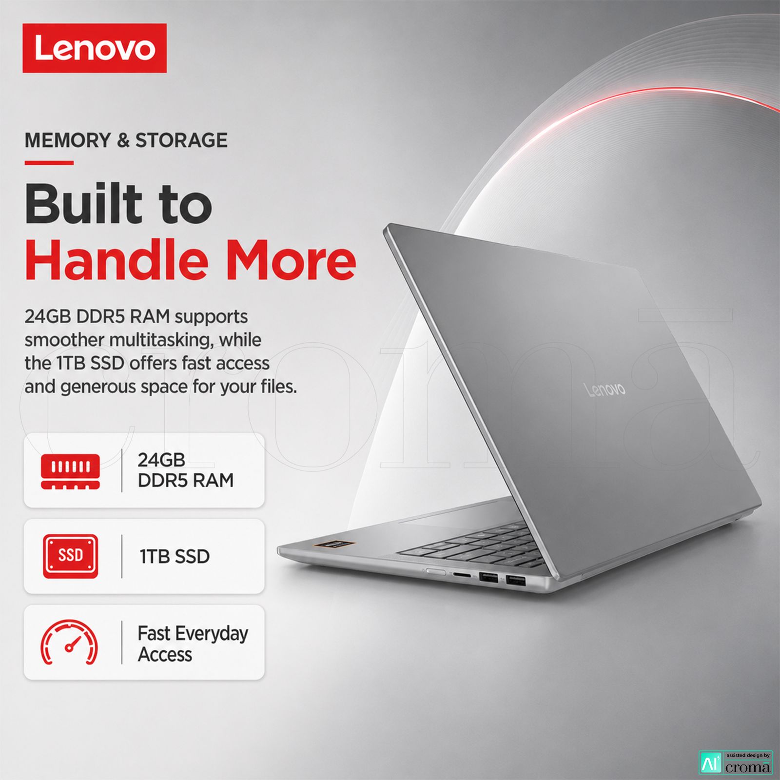 Lenovo IdeaPad Slim 5 14AKP10 AMD Ryzen AI 7 Thin & Light Laptop (24GB, 1TB SSD, Windows 11 Home, 14 inch WUXGA OLED Display, MS Office Home 2024, Luna Grey, 1.39 KG) Lenovo IdeaPad Slim 5 14AKP10 AMD Ryzen AI 7 Thin & Light Laptop (24GB, 1TB SSD, Windows 11 Home, 14 inch WUXGA OLED Display, MS Office Home 2024, Luna Grey, 1.39 KG)_6