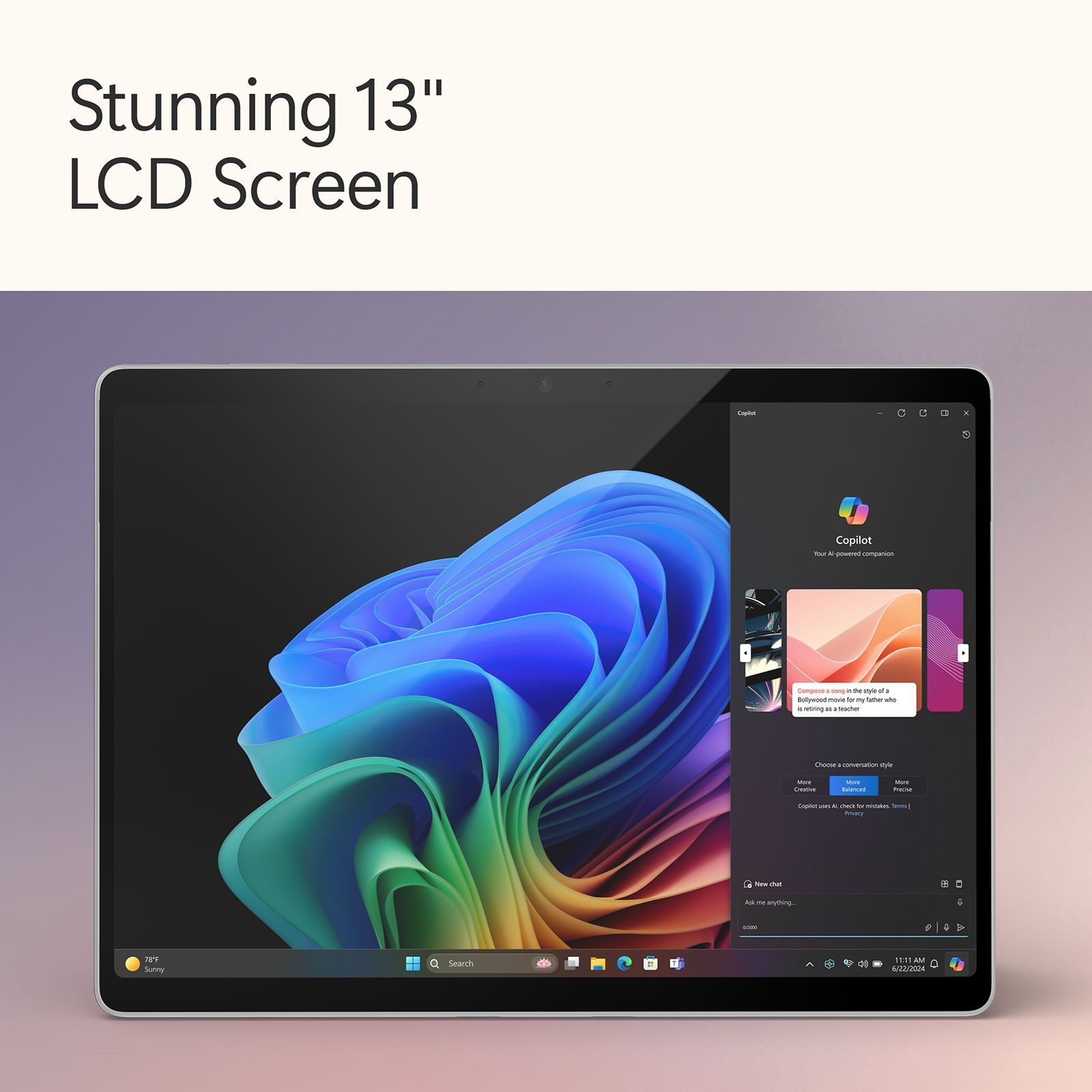 Microsoft Surface Pro 11th Edition Wi-Fi Windows 11 Home Tablet (13 Inch, 16GB RAM, 256GB ROM, Platinum) Microsoft Surface Pro 11th Edition Wi-Fi Windows 11 Home Tablet (13 Inch, 16GB RAM, 256GB ROM, Platinum)_2