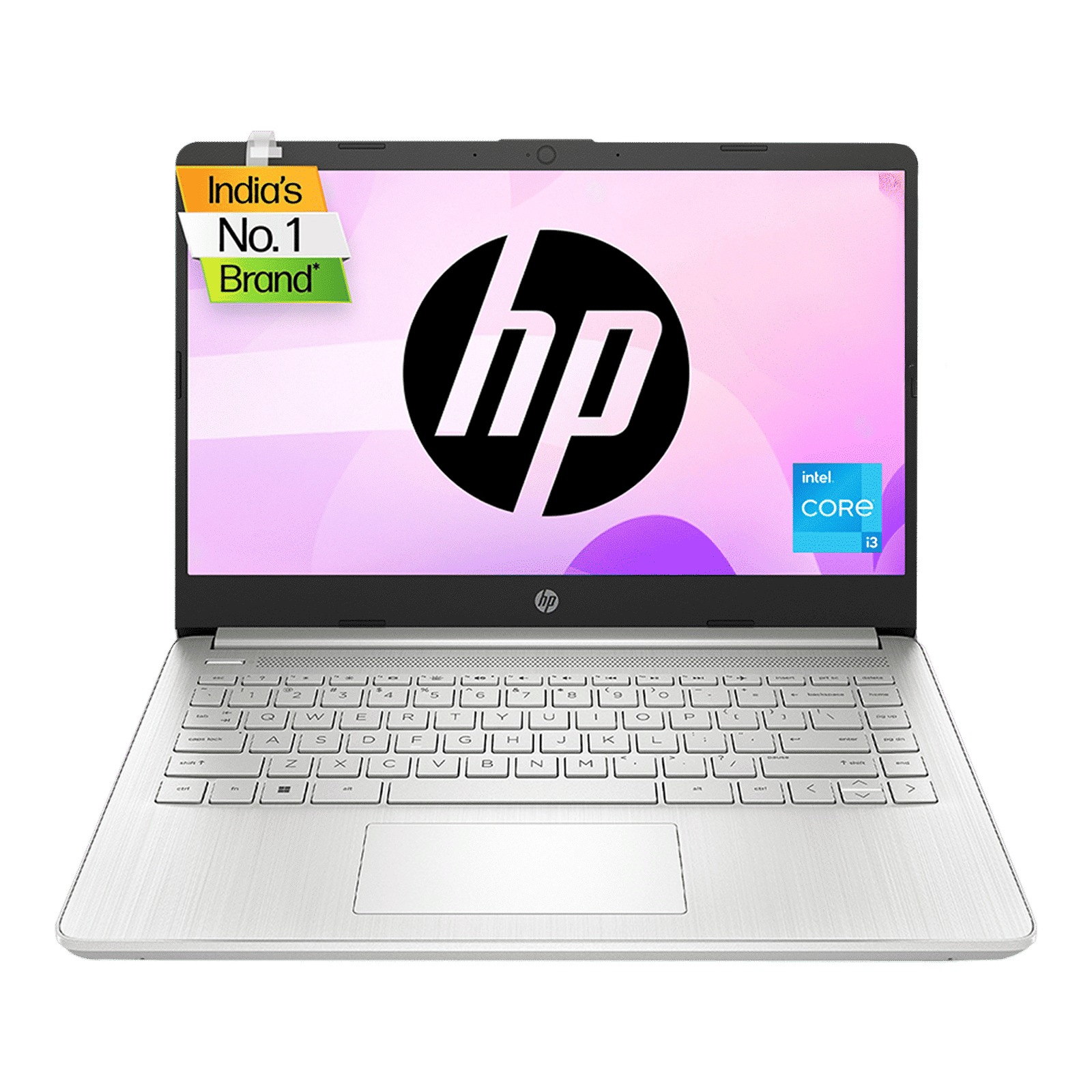 HP 14-ep0294TU Intel Core i3 13th Gen Laptop (8GB, 512GB SSD, Windows 11 Home, 14 inch Full HD Display, MS Office 2024, Natural Silver, 1.4 KG)_1