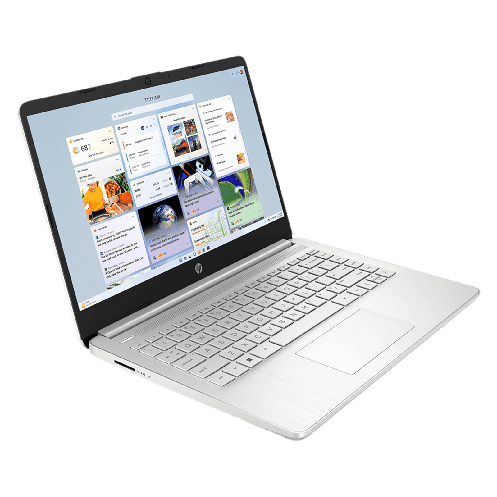 HP 14-ep0294TU Intel Core i3 13th Gen Laptop (8GB, 512GB SSD, Windows 11 Home, 14 inch Full HD Display, MS Office 2024, Natural Silver, 1.4 KG)_8