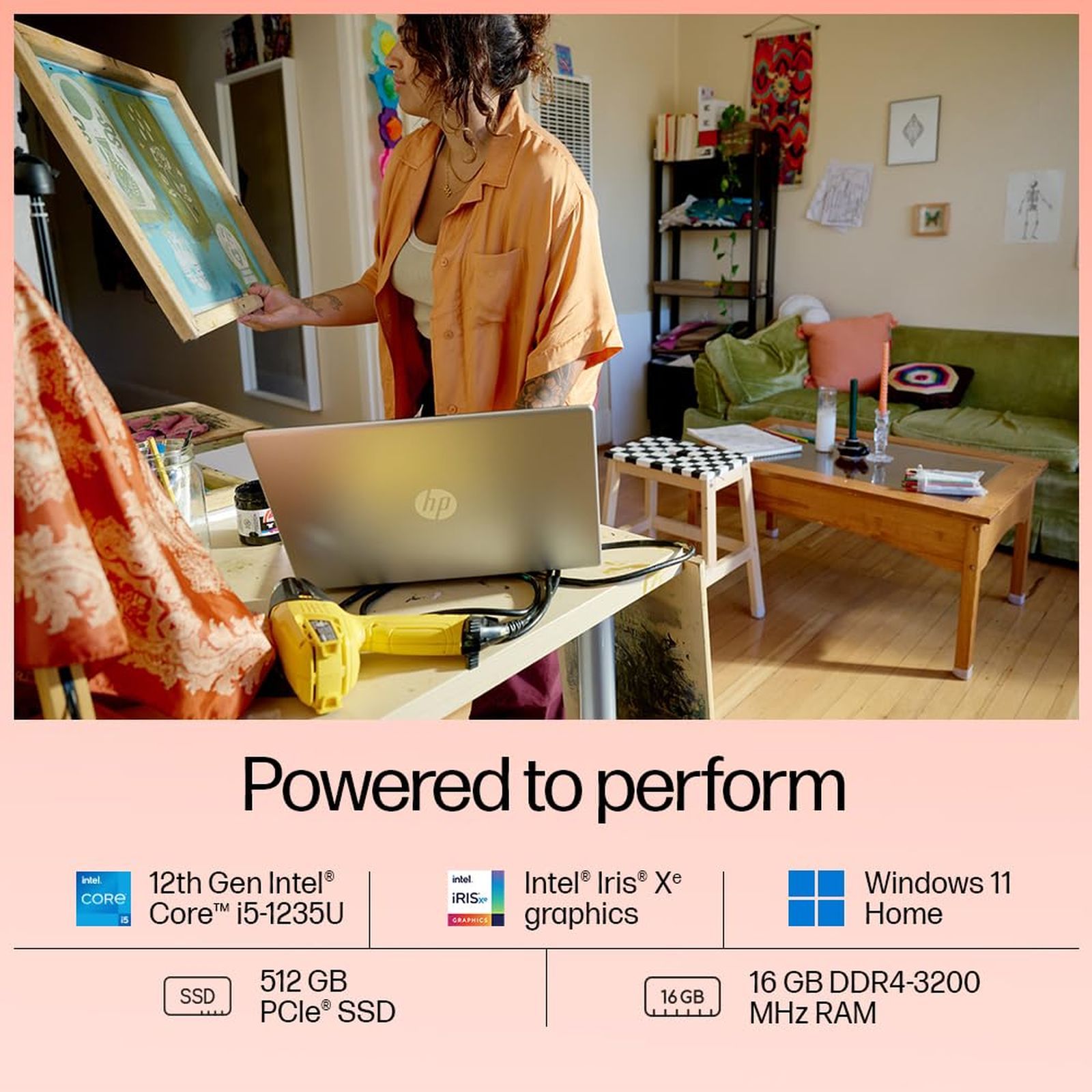 HP 15-fd0489TU Intel Core i3 13th Gen Laptop (8GB, 512GB SSD, Windows 11 Home, 15.6 inch Full HD Display, MS Office 2024, Natural Silver, 1.59 KG)_5