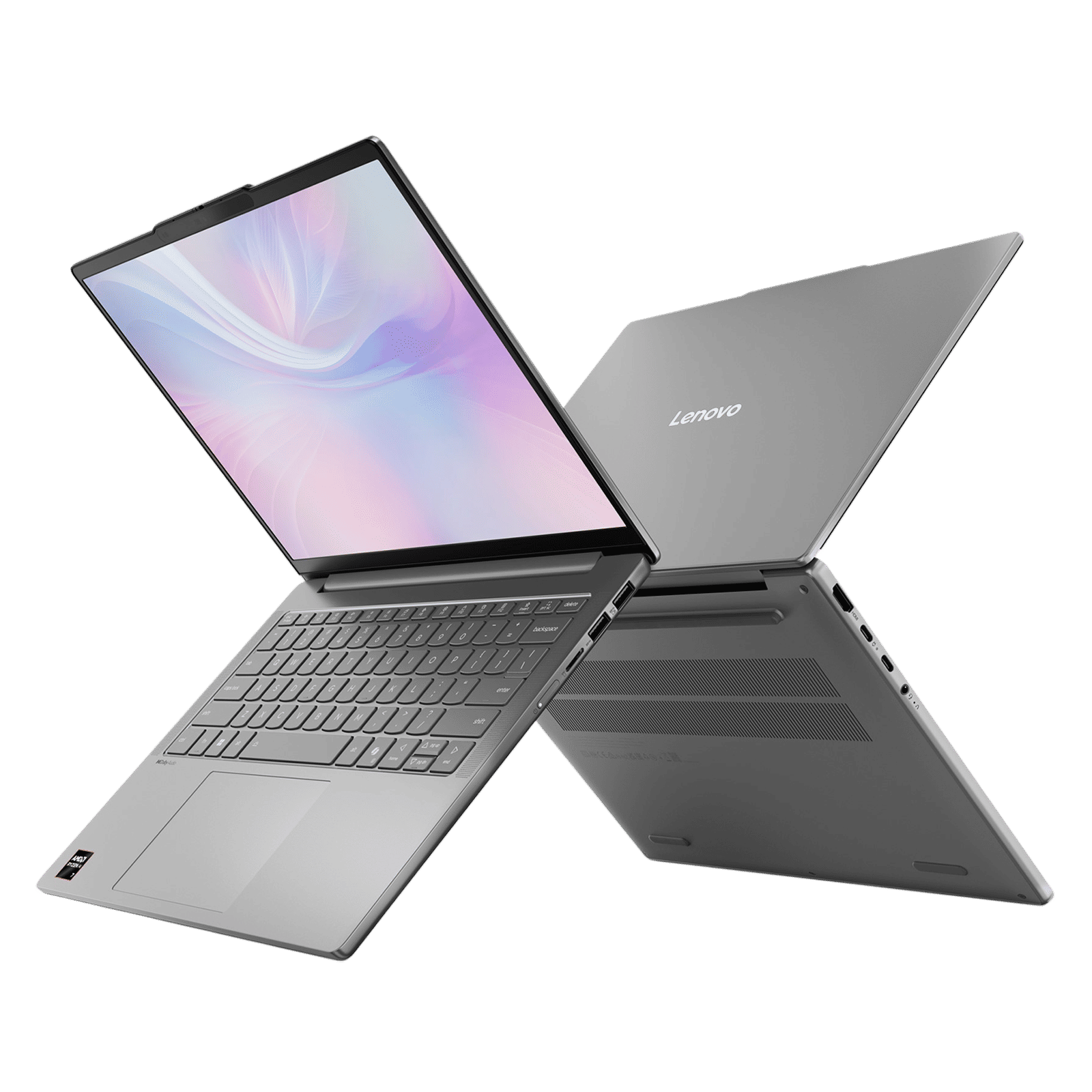 Lenovo IdeaPad Slim 5 14AKP10 AMD Ryzen AI 7 Thin & Light Laptop (24GB, 1TB SSD, Windows 11 Home, 14 inch WUXGA OLED Display, MS Office Home 2024, Luna Grey, 1.39 KG)_13