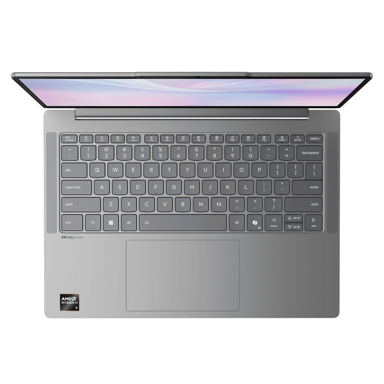 Lenovo IdeaPad Slim 5 14AKP10 AMD Ryzen AI 7 Thin & Light Laptop (24GB, 1TB SSD, Windows 11 Home, 14 inch WUXGA OLED Display, MS Office Home 2024, Luna Grey, 1.39 KG)_4