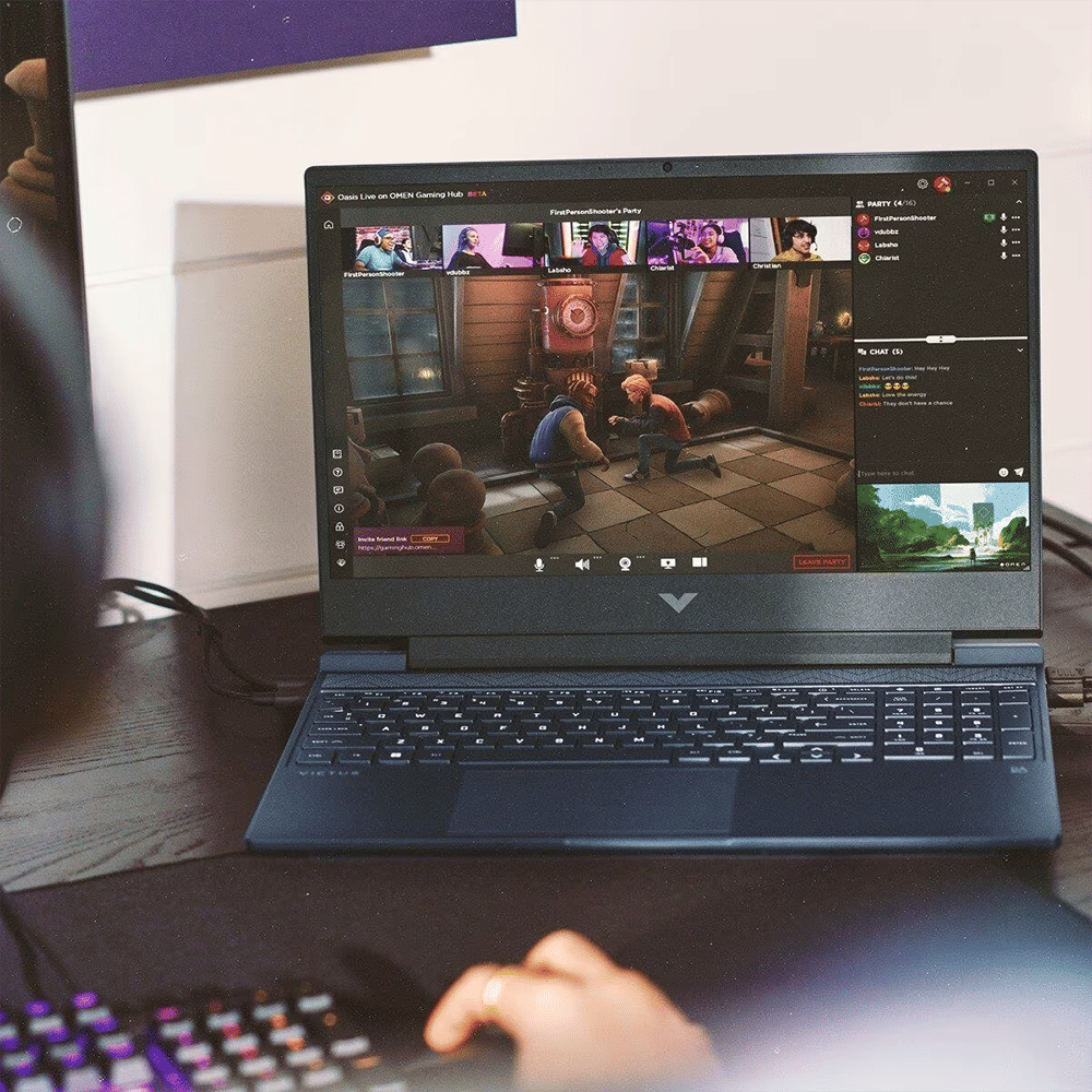 HP Victus 15-fa2071TX Intel Core i7 13th Gen Gaming Laptop (16GB, 1TB SSD, Windows 11 Home, 8GB Graphics, 15.6 inch 144Hz Full HD IPS Display, NVIDIA GeForce RTX 4060, MS Office Home 2024, Performance Blue, 2.29 KG)_9