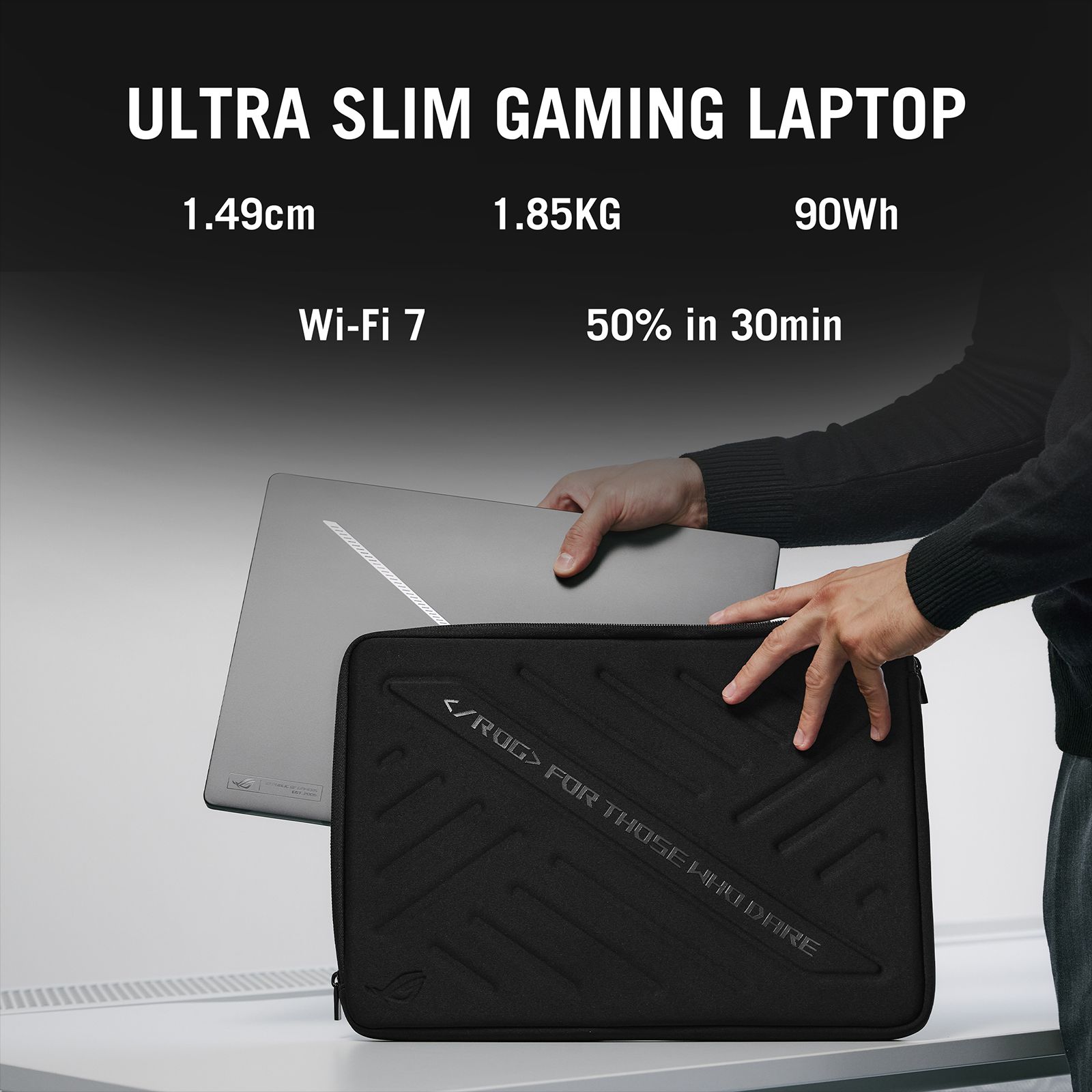ASUS ROG Zephyrus G16 GU605CW-QR133WS Intel Core Ultra 9 Gaming Laptop (32GB, 2TB SSD, Windows 11 Home, 16GB Graphics, 16 inch 240Hz 2.5K OLED WQXGA Display, NVIDIA GeForce RTX 5080, MS Office Home 2024, Eclipse Gray, 1.95 KG)_6