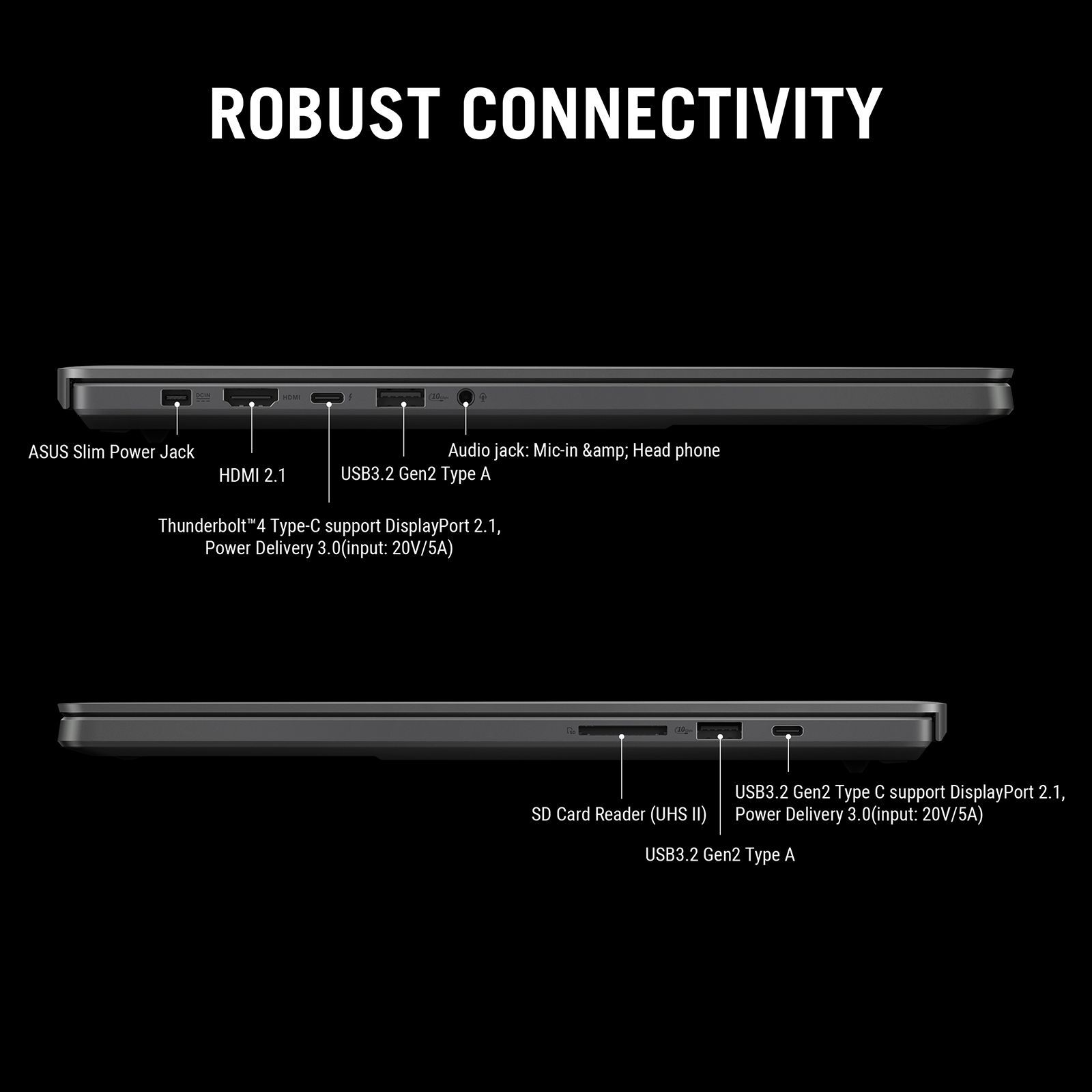 ASUS ROG Zephyrus G16 GU605CW-QR133WS Intel Core Ultra 9 Gaming Laptop (32GB, 2TB SSD, Windows 11 Home, 16GB Graphics, 16 inch 240Hz 2.5K OLED WQXGA Display, NVIDIA GeForce RTX 5080, MS Office Home 2024, Eclipse Gray, 1.95 KG)_10