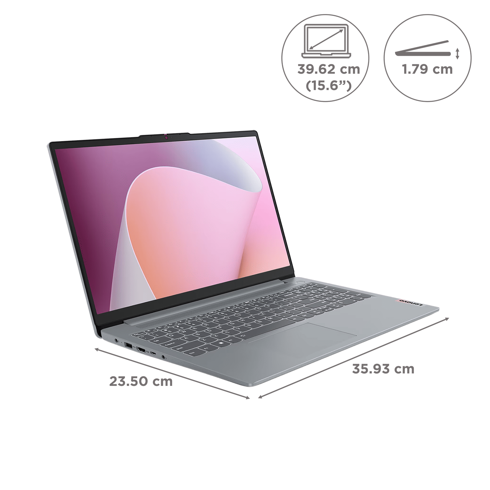 Lenovo IdeaPad Slim 3 15ABR8 AMD Ryzen 5 Thin & Light Laptop (16GB, 512GB SSD, Windows 11 Home, 15.6 inch Full HD Display, MS Office Home 2024, 1.62 KG)_2