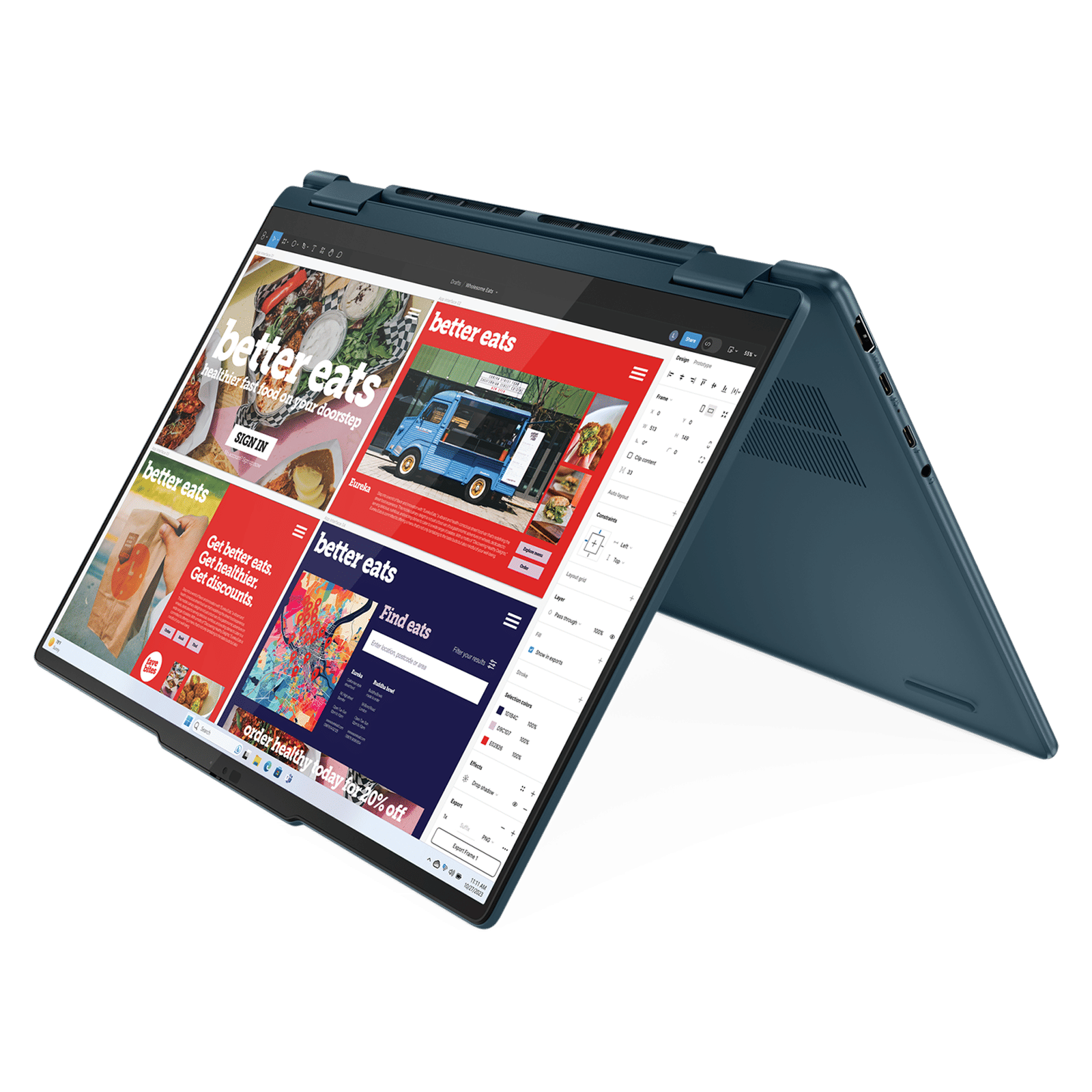 Lenovo Yoga 7 14IML9 Intel Core Ultra 5 Touchscreen 2-in-1 Laptop (16GB, 512GB SSD, Windows 11 Home, 14 inch WUXGA OLED Display, MS Office Home 2024, Tidal Teal, 1.49 KG)_10