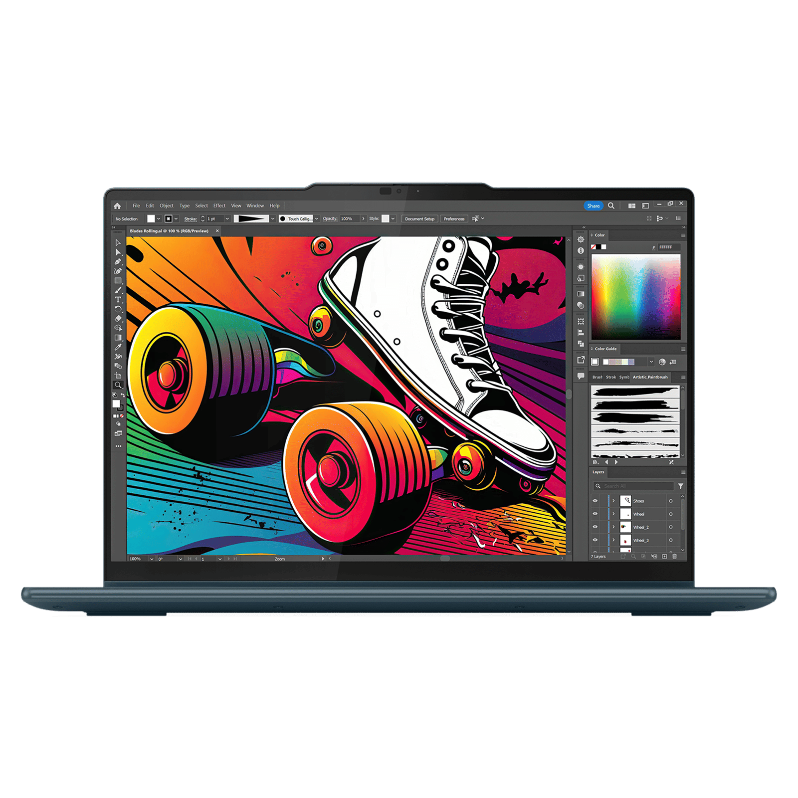 Lenovo Yoga 7 14IML9 Intel Core Ultra 5 Touchscreen 2-in-1 Laptop (16GB, 512GB SSD, Windows 11 Home, 14 inch WUXGA OLED Display, MS Office Home 2024, Tidal Teal, 1.49 KG)_6