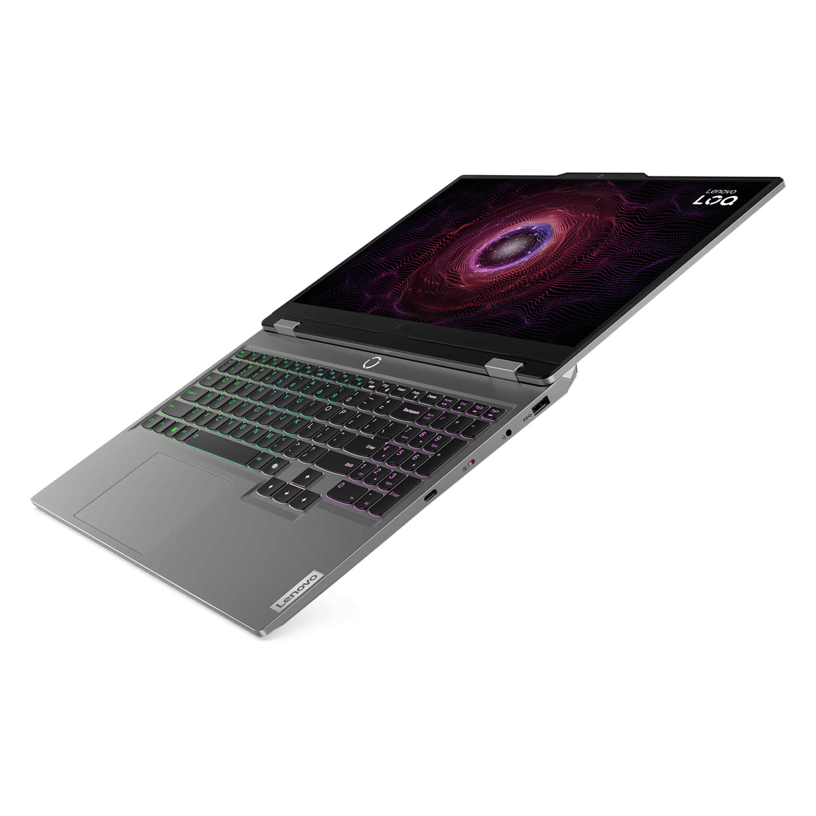 Lenovo LOQ 15ARP9 AMD Ryzen 7 Gaming Laptop (24GB, 512GB SSD, Windows 11 Home, 4GB Graphics, 15.6 inch 144 Hz Full HD IPS Display, NVIDIA GeForce RTX 3050A, MS Office Home 2024, Luna Grey, 2.38 KG)_7