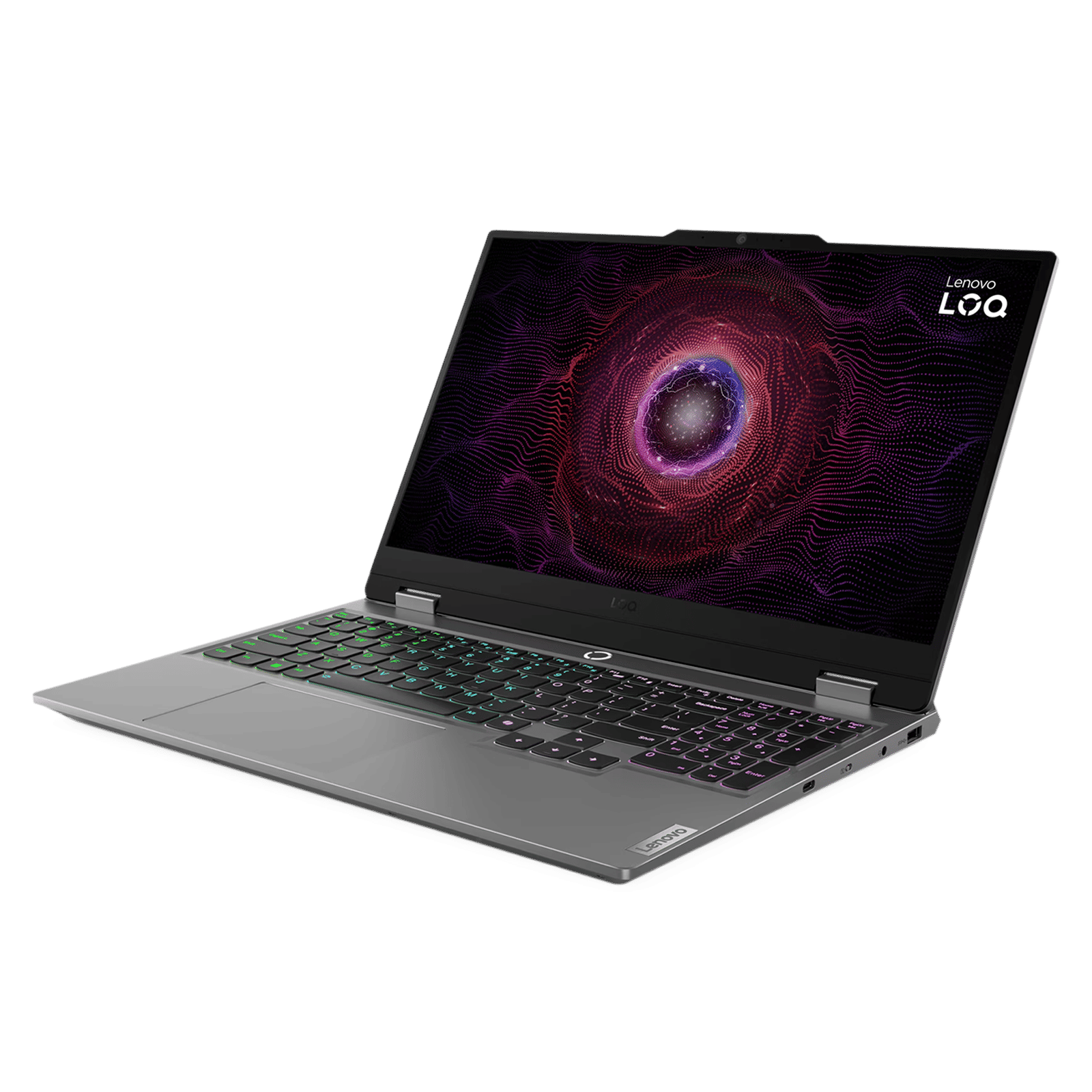 Lenovo LOQ 15ARP9 AMD Ryzen 7 Gaming Laptop (24GB, 512GB SSD, Windows 11 Home, 4GB Graphics, 15.6 inch 144 Hz Full HD IPS Display, NVIDIA GeForce RTX 3050A, MS Office Home 2024, Luna Grey, 2.38 KG)_2