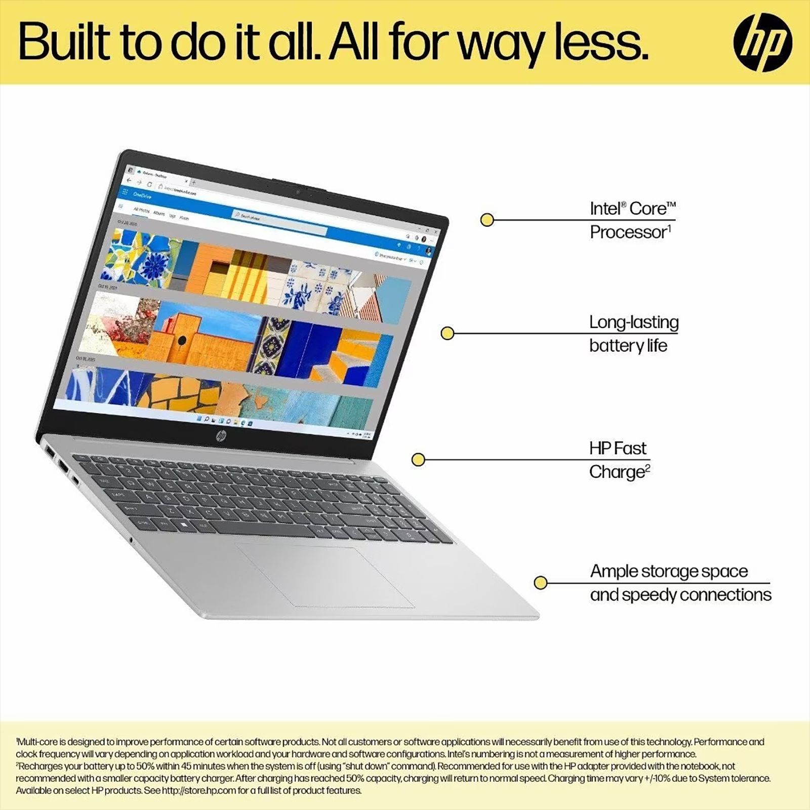 HP 15-hr1000TU Intel Core Ultra 5 Thin & Light Laptop (16GB, 512GB SSD, Windows 11 Home, 15.6 inch Full HD Display, Natural Silver, 1.65 KG) HP 15-hr1000TU Intel Core Ultra 5 Thin & Light Laptop (16GB, 512GB SSD, Windows 11 Home, 15.6 inch Full HD Display, Natural Silver, 1.65 KG)_6