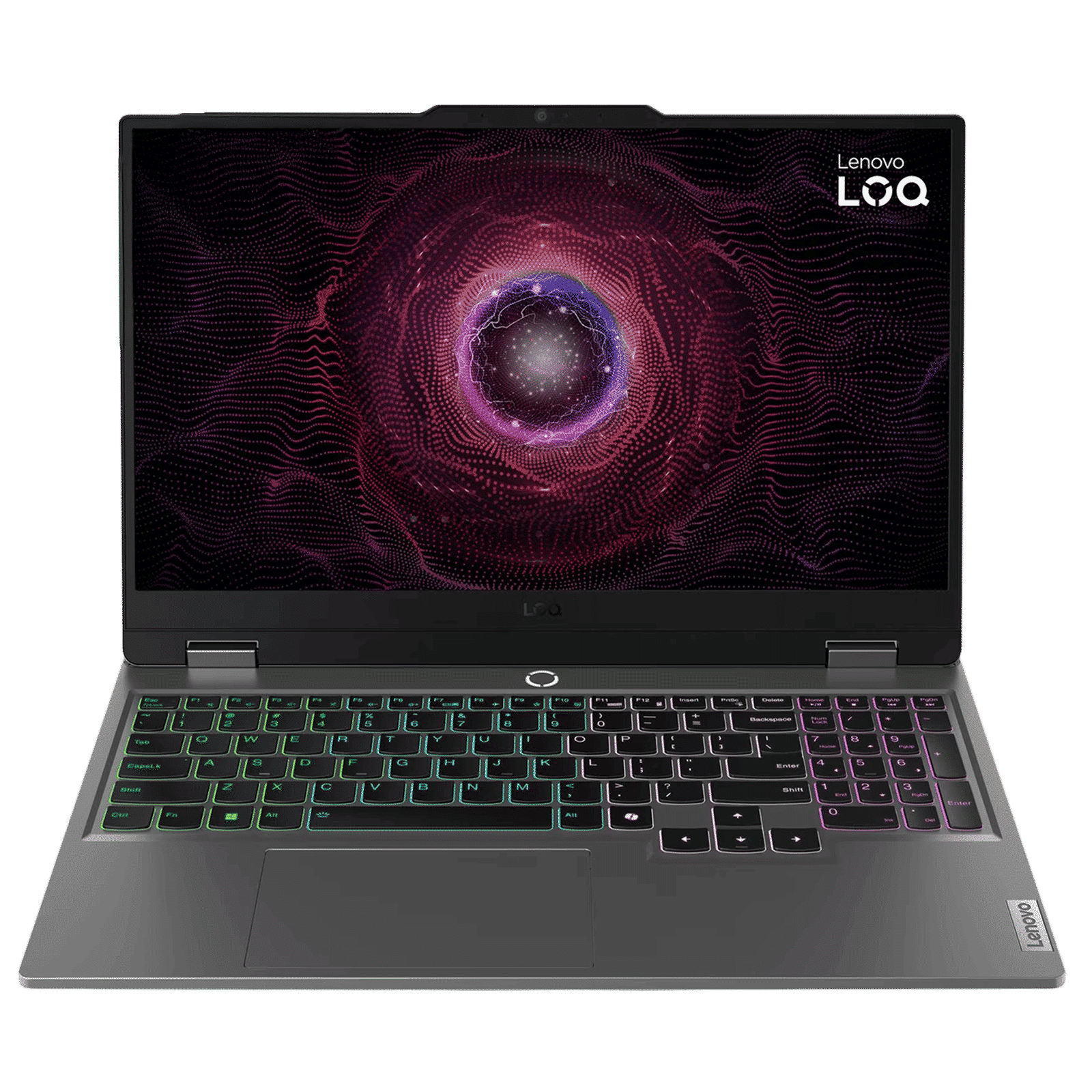 Lenovo LOQ 15ARP9 AMD Ryzen 5 Gaming Laptop (12GB, 512GB SSD, Windows 11 Home, 4GB Graphics, 15.6 inch 144 Hz Full HD IPS Display, NVIDIA GeForce RTX 3050A, MS Office Home 2024, Luna Grey, 2.38 KG)_1