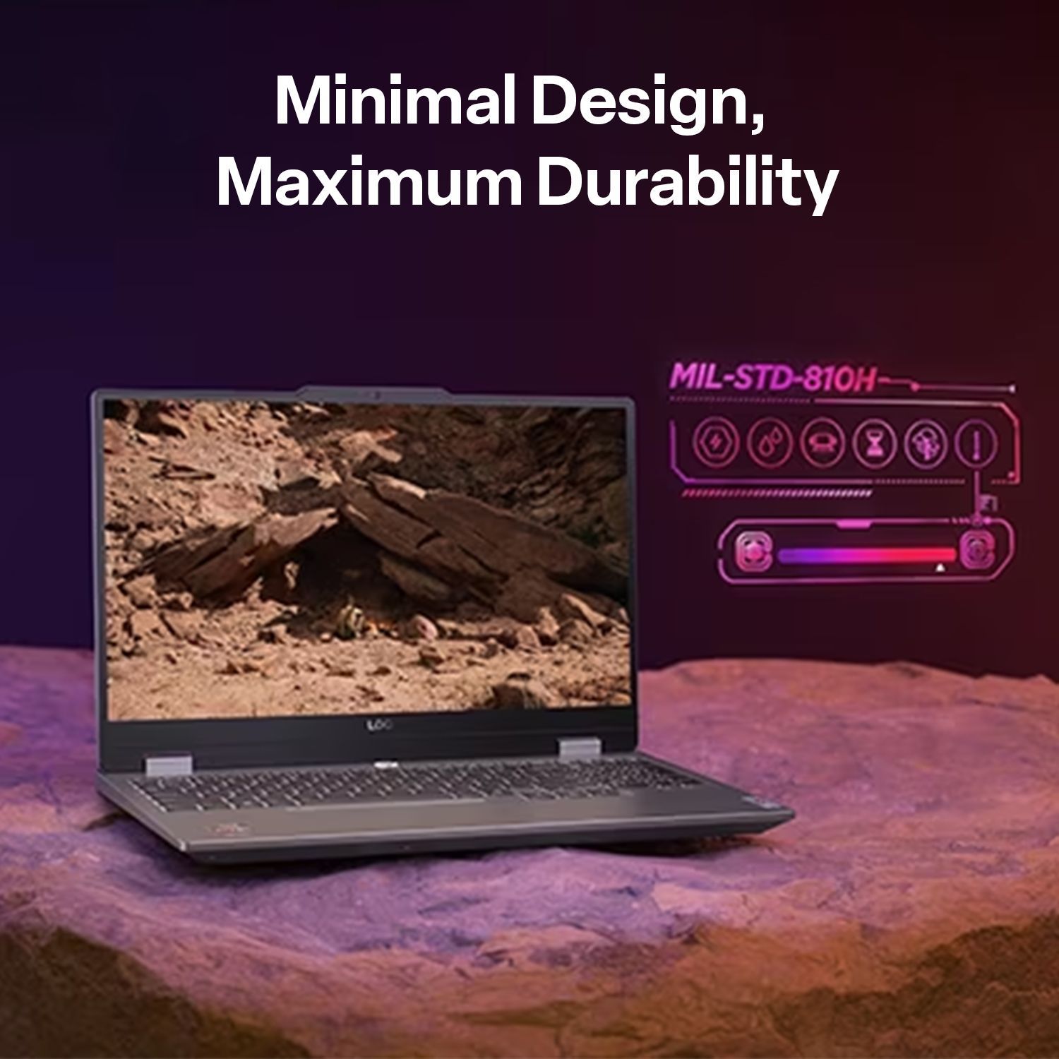 Lenovo LOQ 15ARP9 AMD Ryzen 5 Gaming Laptop (12GB, 512GB SSD, Windows 11 Home, 4GB Graphics, 15.6 inch 144 Hz Full HD IPS Display, NVIDIA GeForce RTX 3050A, MS Office Home 2024, Luna Grey, 2.38 KG)_5