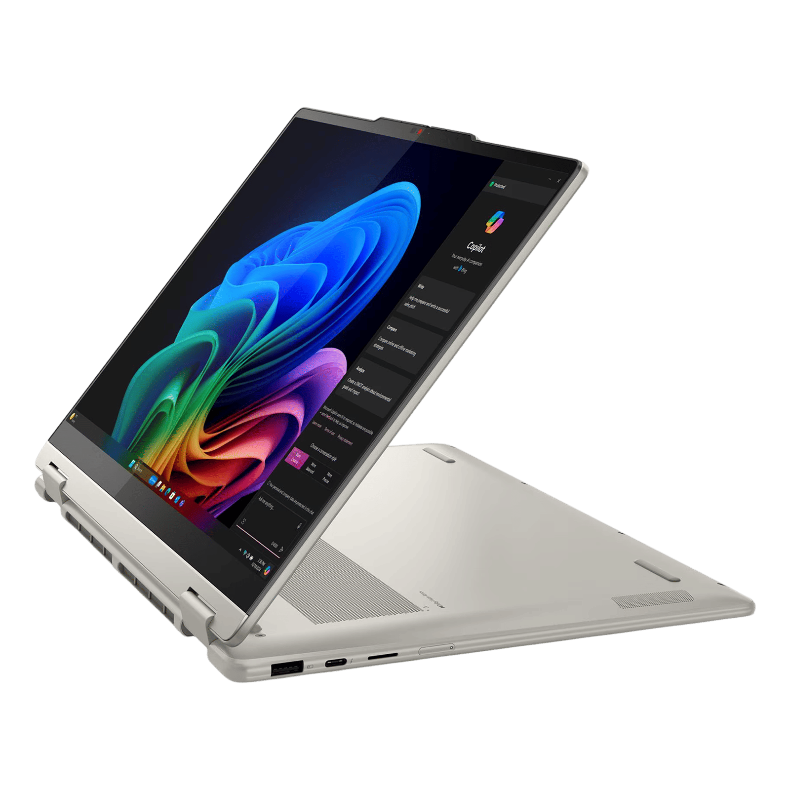 Lenovo Yoga 7 14ILL10 Intel Core Ultra 7 Touchscreen 2-in-1 Laptop (16GB, 1TB SSD, Windows 11 Home, 14 inch WUXGA OLED Display, MS Office 2024, Seashell, 1.38 KG)_14