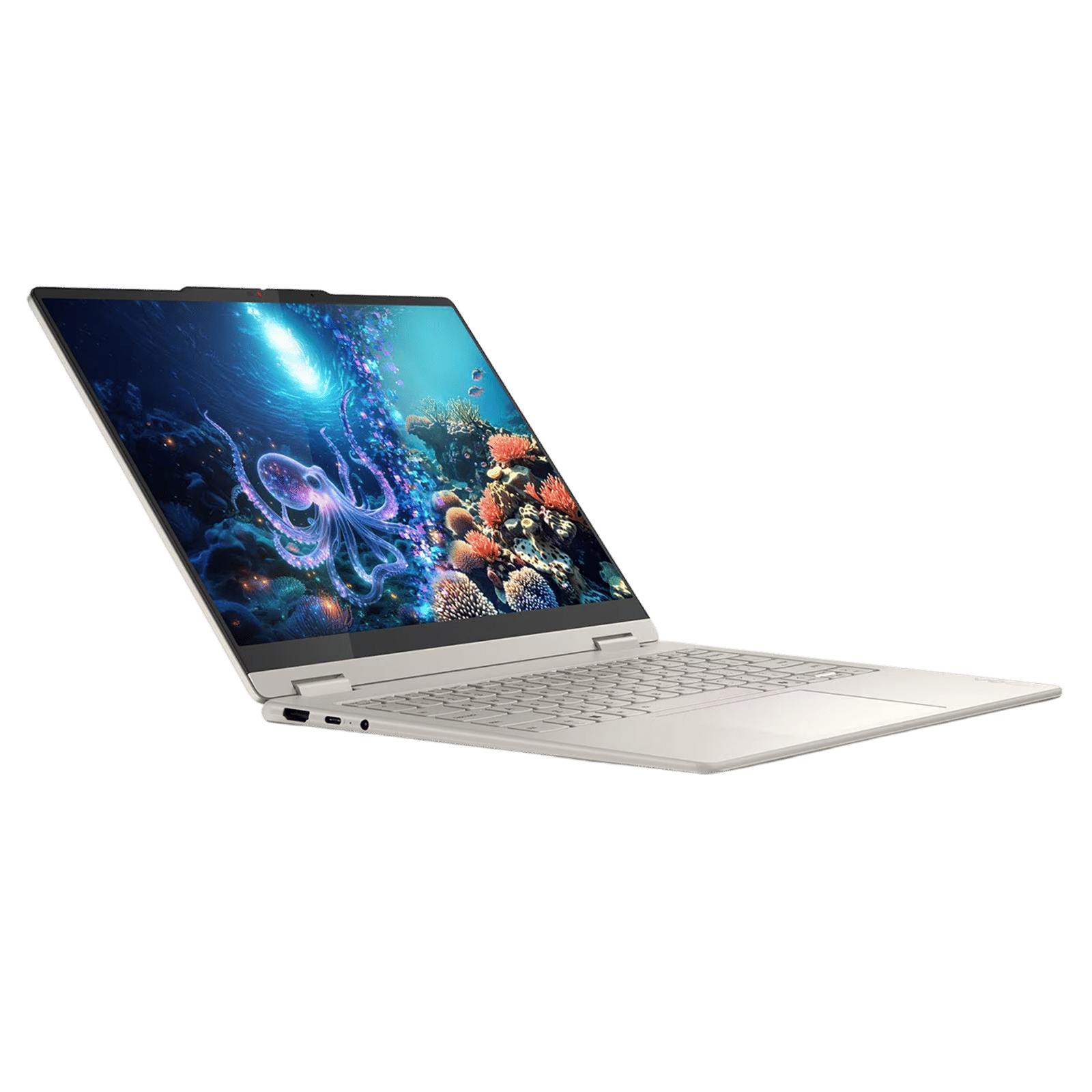 Lenovo Yoga 7 14ILL10 Intel Core Ultra 7 Touchscreen 2-in-1 Laptop (32GB, 1TB SSD, Windows 11 Home, 14 inch 2.8K WQXGA Plus OLED Display, MS Office 2024, Seashell, 1.38 KG)_8