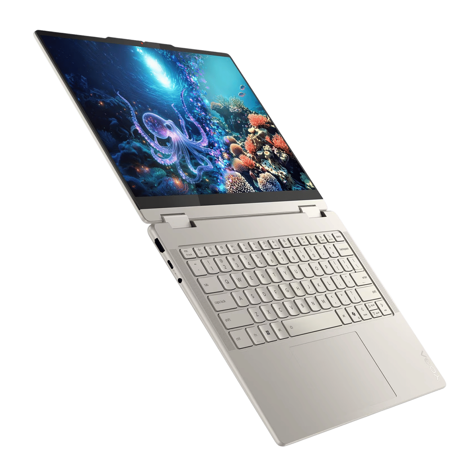 Lenovo Yoga 7 14ILL10 Intel Core Ultra 7 Touchscreen 2-in-1 Laptop (32GB, 1TB SSD, Windows 11 Home, 14 inch 2.8K WQXGA Plus OLED Display, MS Office 2024, Seashell, 1.38 KG)_9