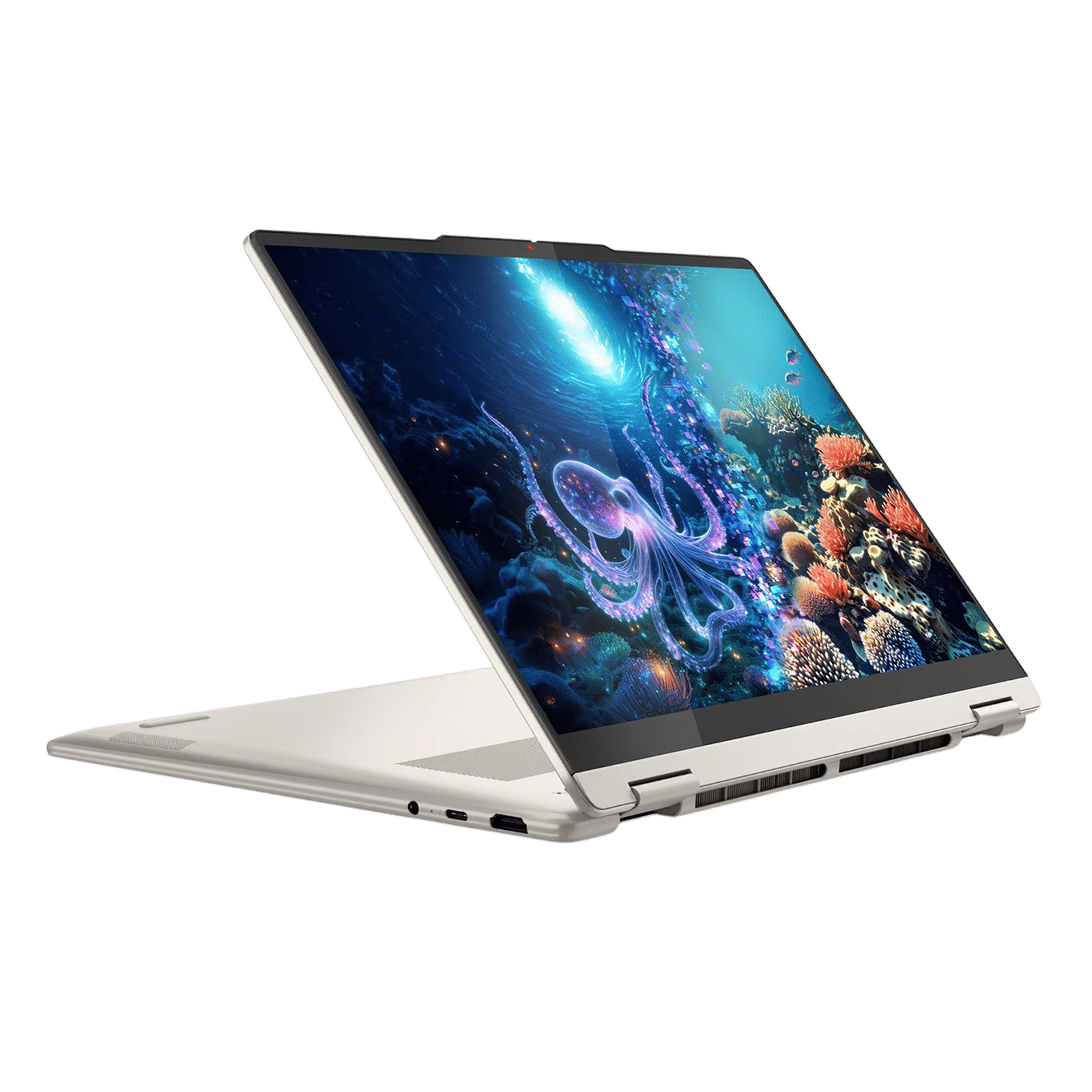 Lenovo Yoga 7 14ILL10 Intel Core Ultra 7 Touchscreen 2-in-1 Laptop (32GB, 1TB SSD, Windows 11 Home, 14 inch 2.8K WQXGA Plus OLED Display, MS Office 2024, Seashell, 1.38 KG)_11